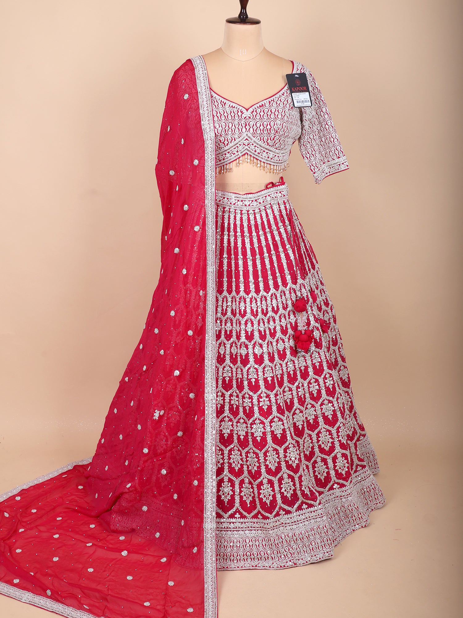 Royal Bloom Rani Georgette Lehenga