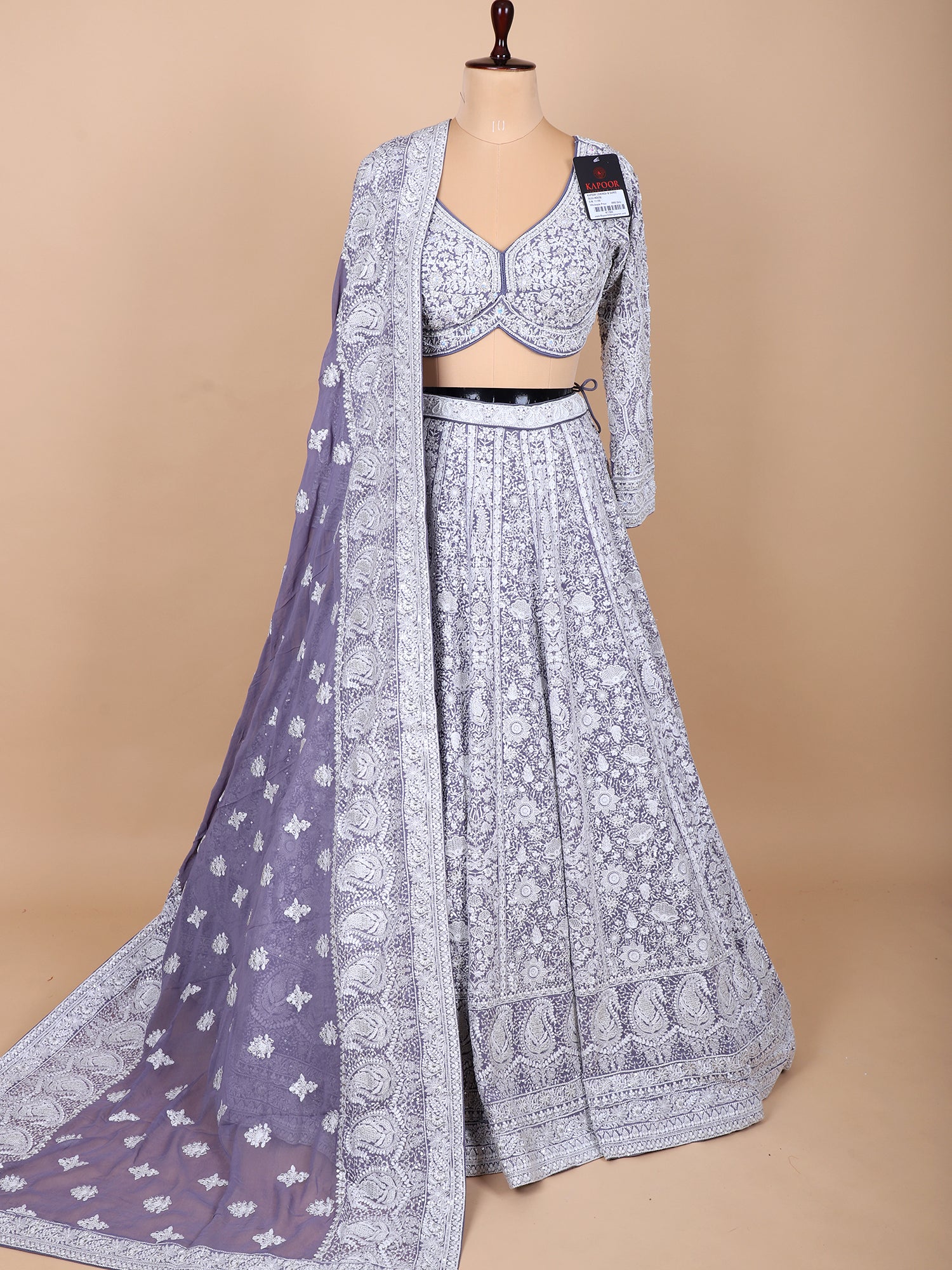 Whimsical Lavender Georgette Lehenga For Dreamy Celebrations