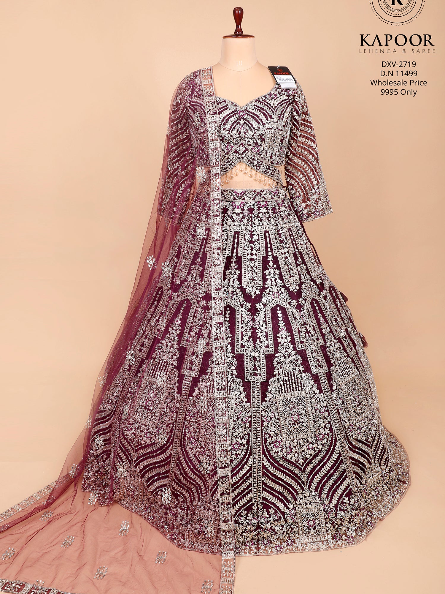 Ethereal Vine Lehenga