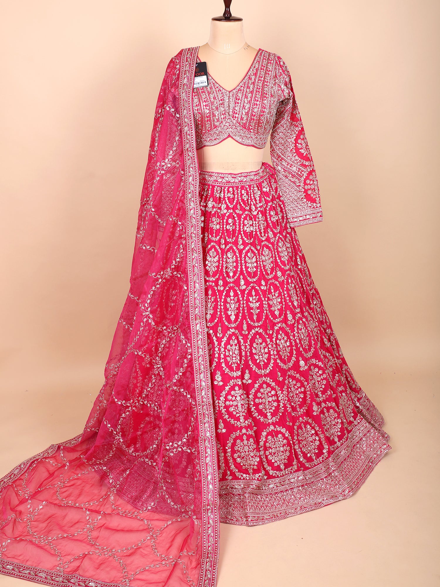 Blush Bloom Handcrafted Lehenga Set