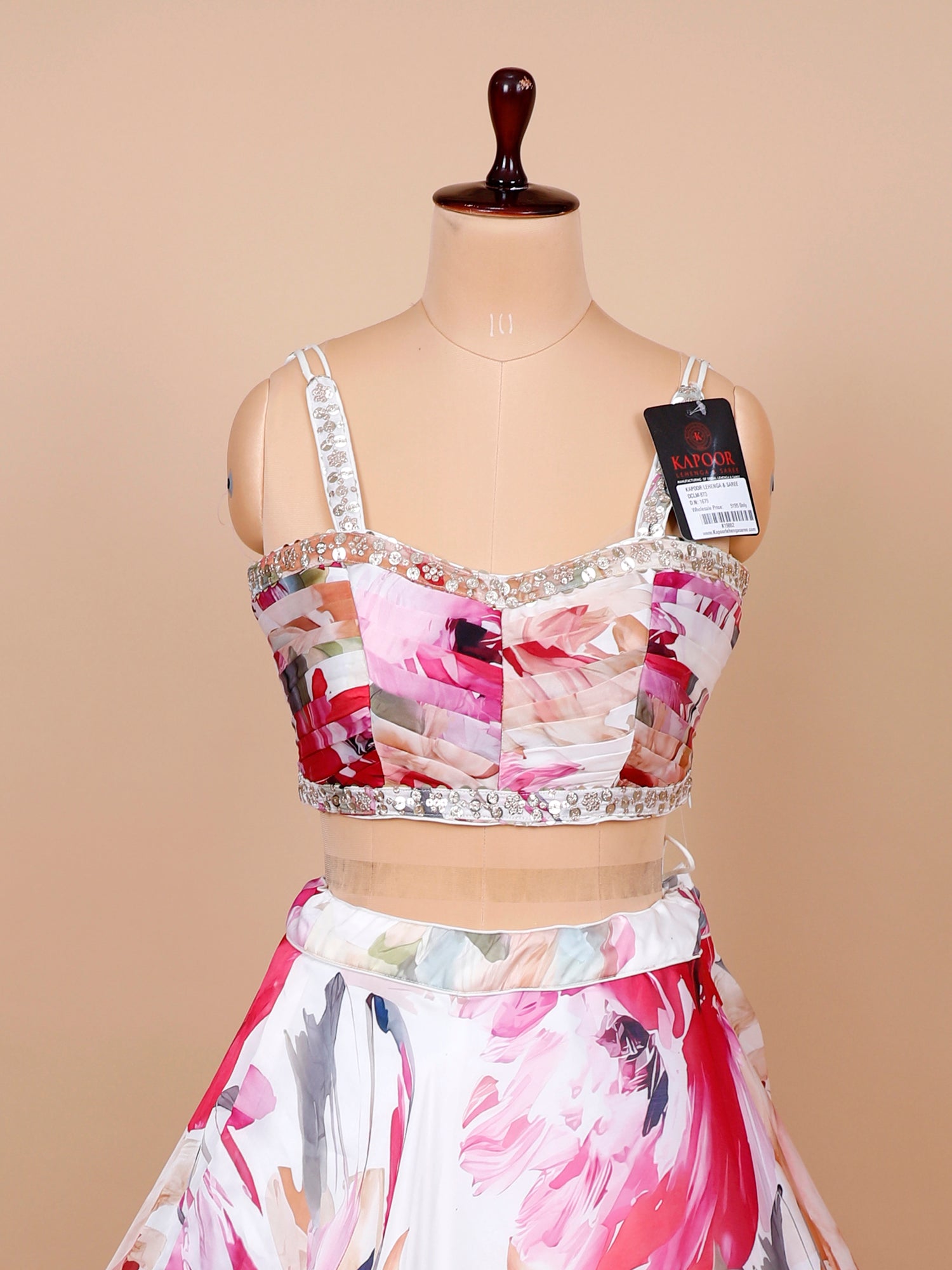 Multi Color Celebration Silk Lehenga