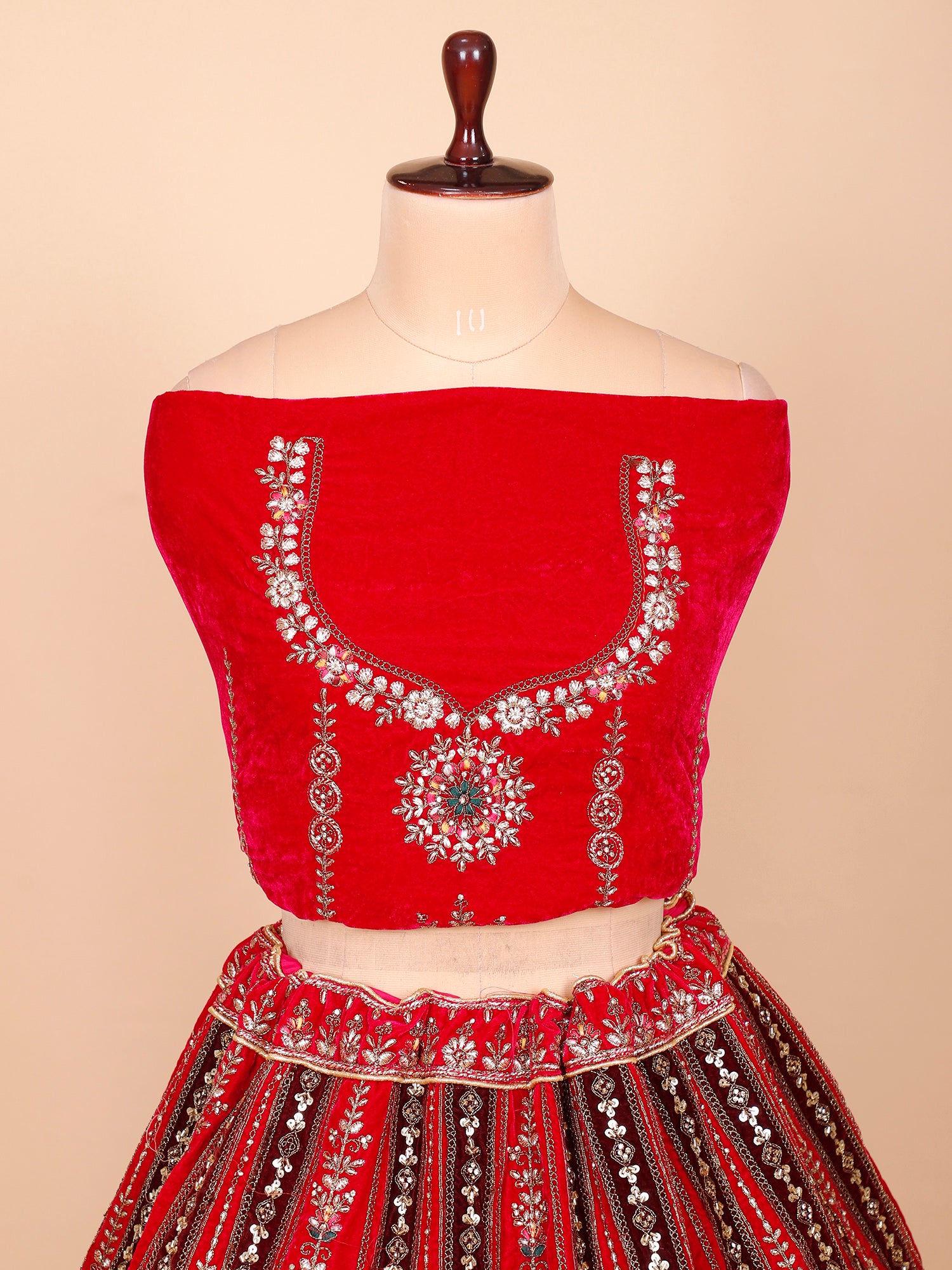 Royal Rani Velvet Lehenga