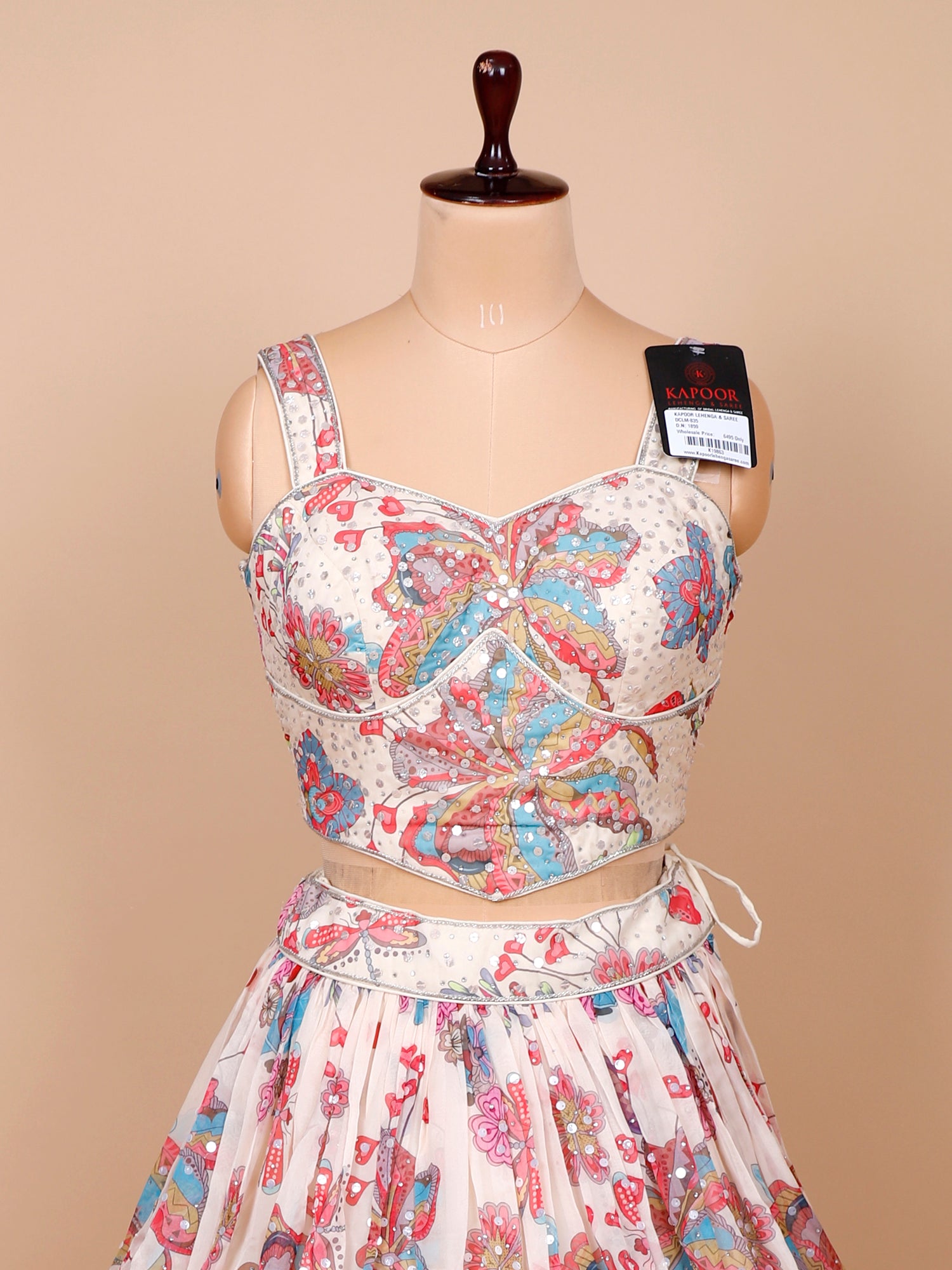 Multi Tone Dreamscape Lehenga