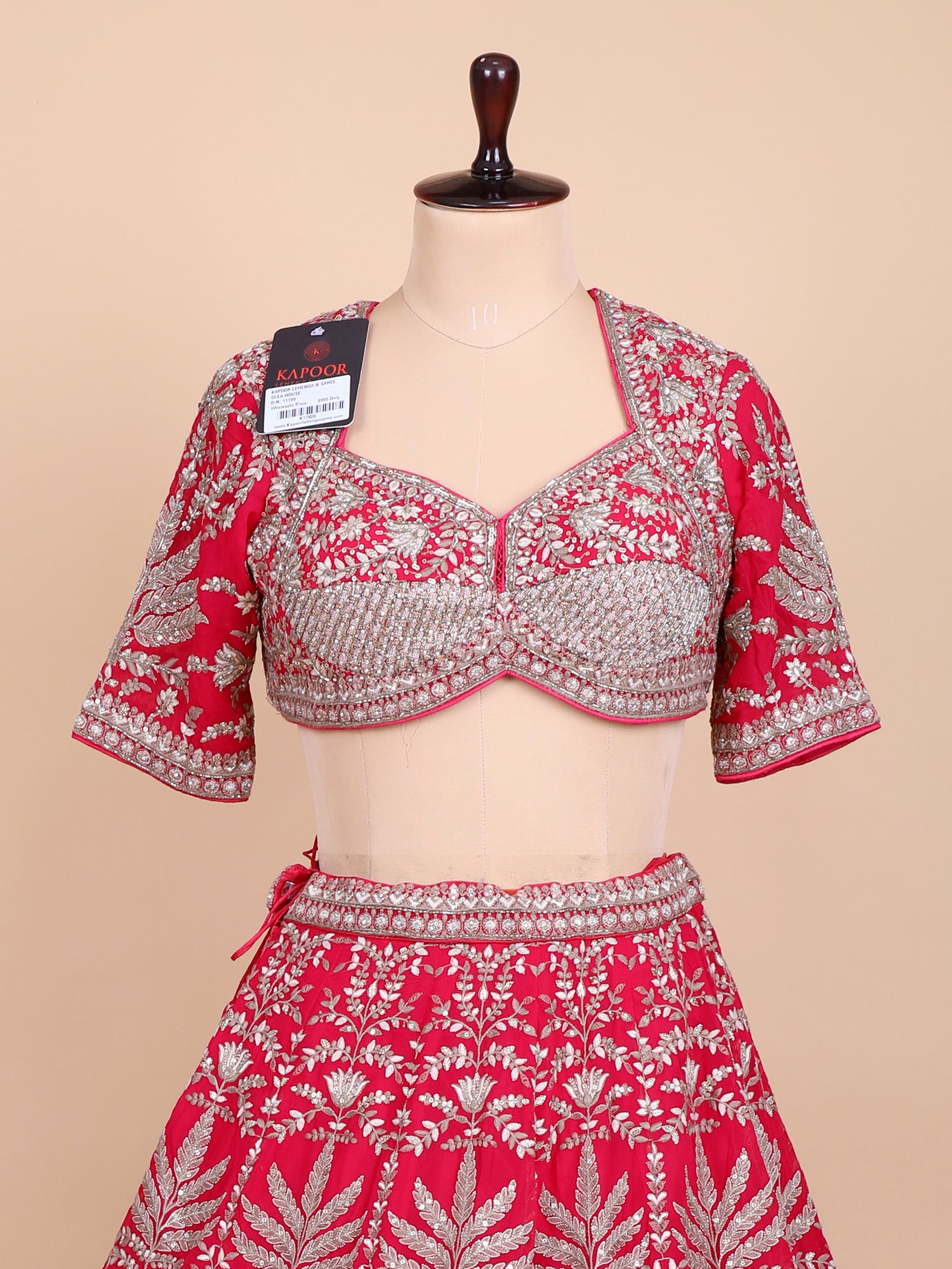 Embroidered Fuchsia Pink Lehenga For Parties