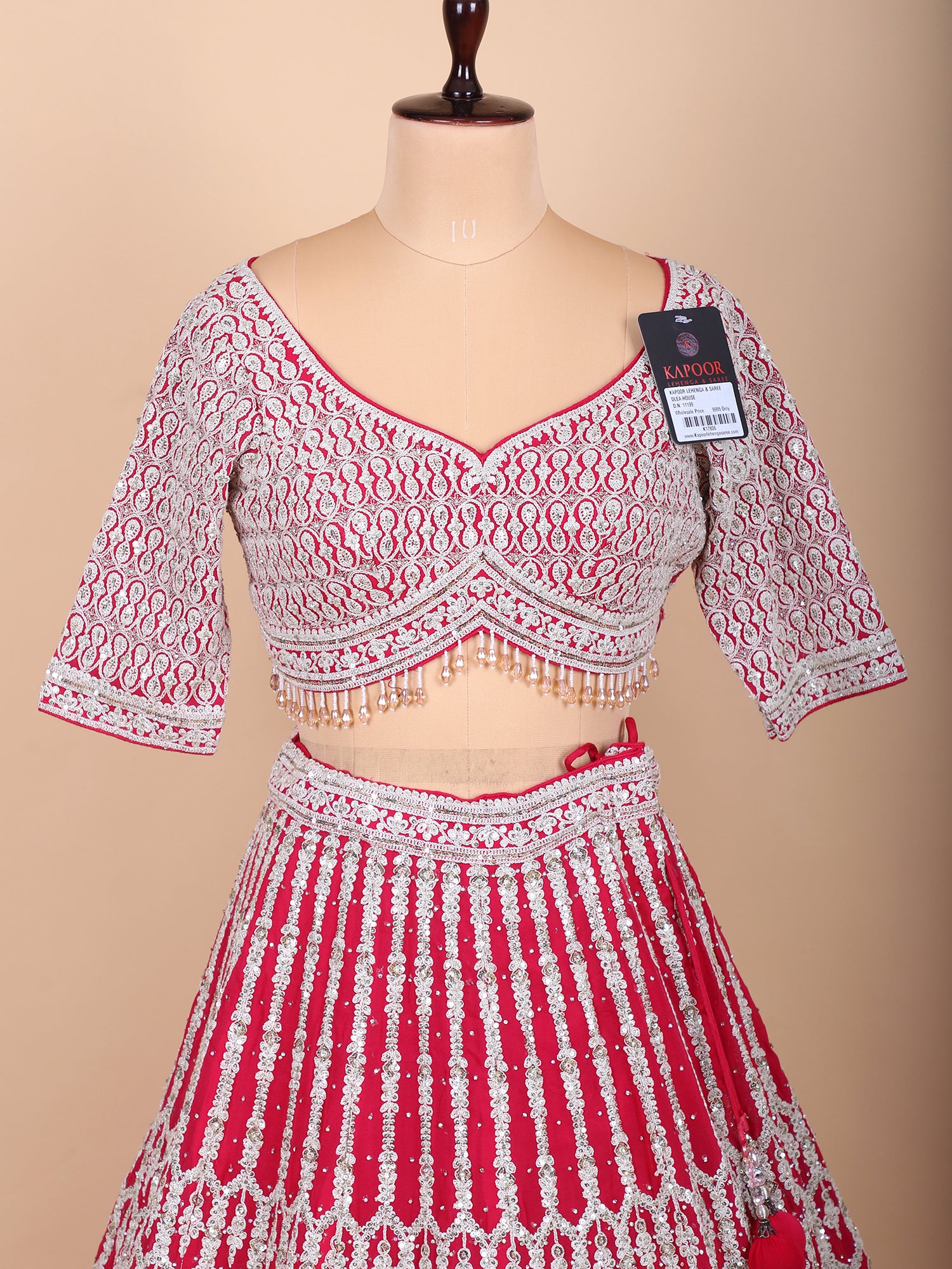 Royal Bloom Rani Georgette Lehenga