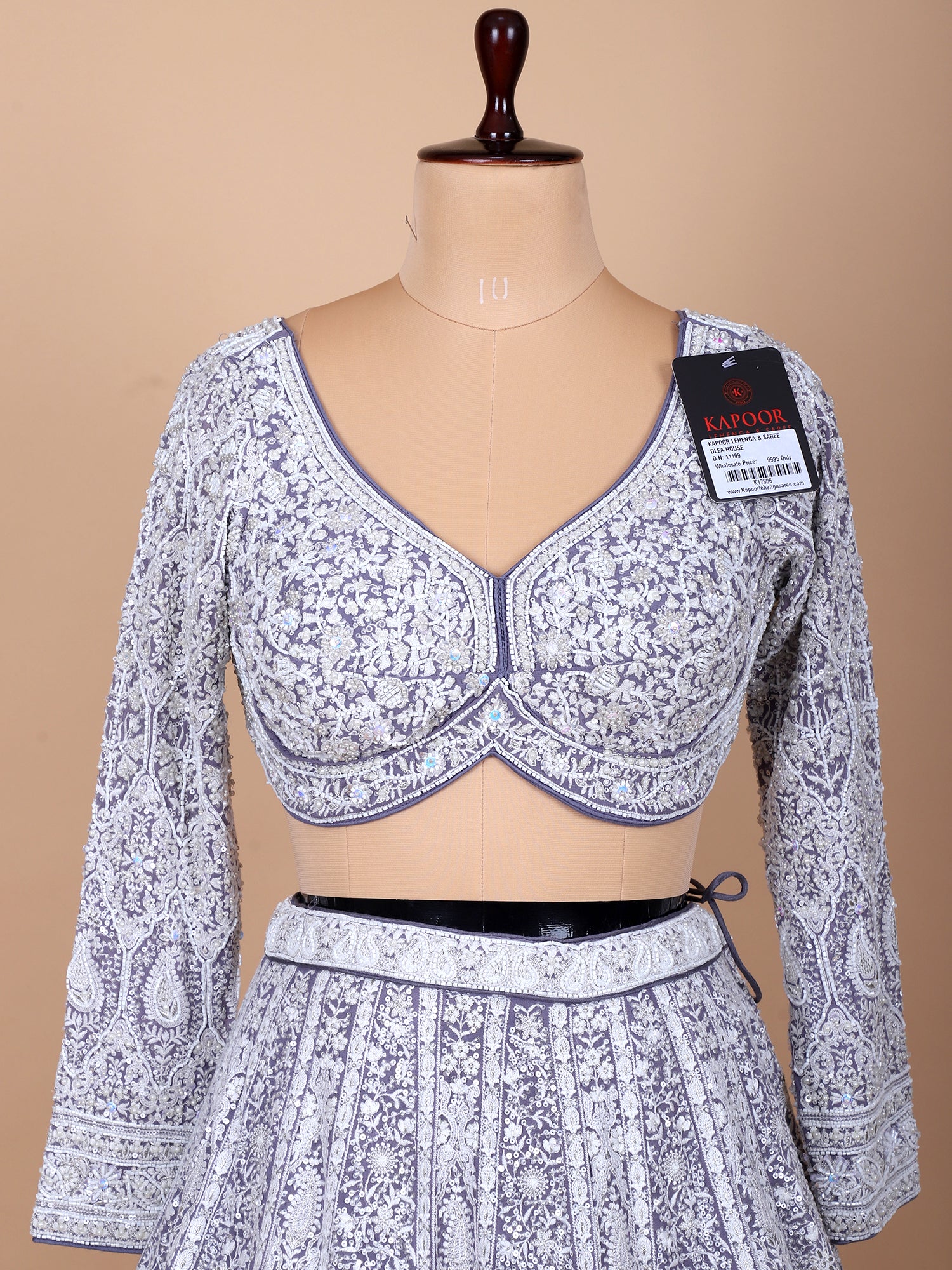 Whimsical Lavender Georgette Lehenga For Dreamy Celebrations