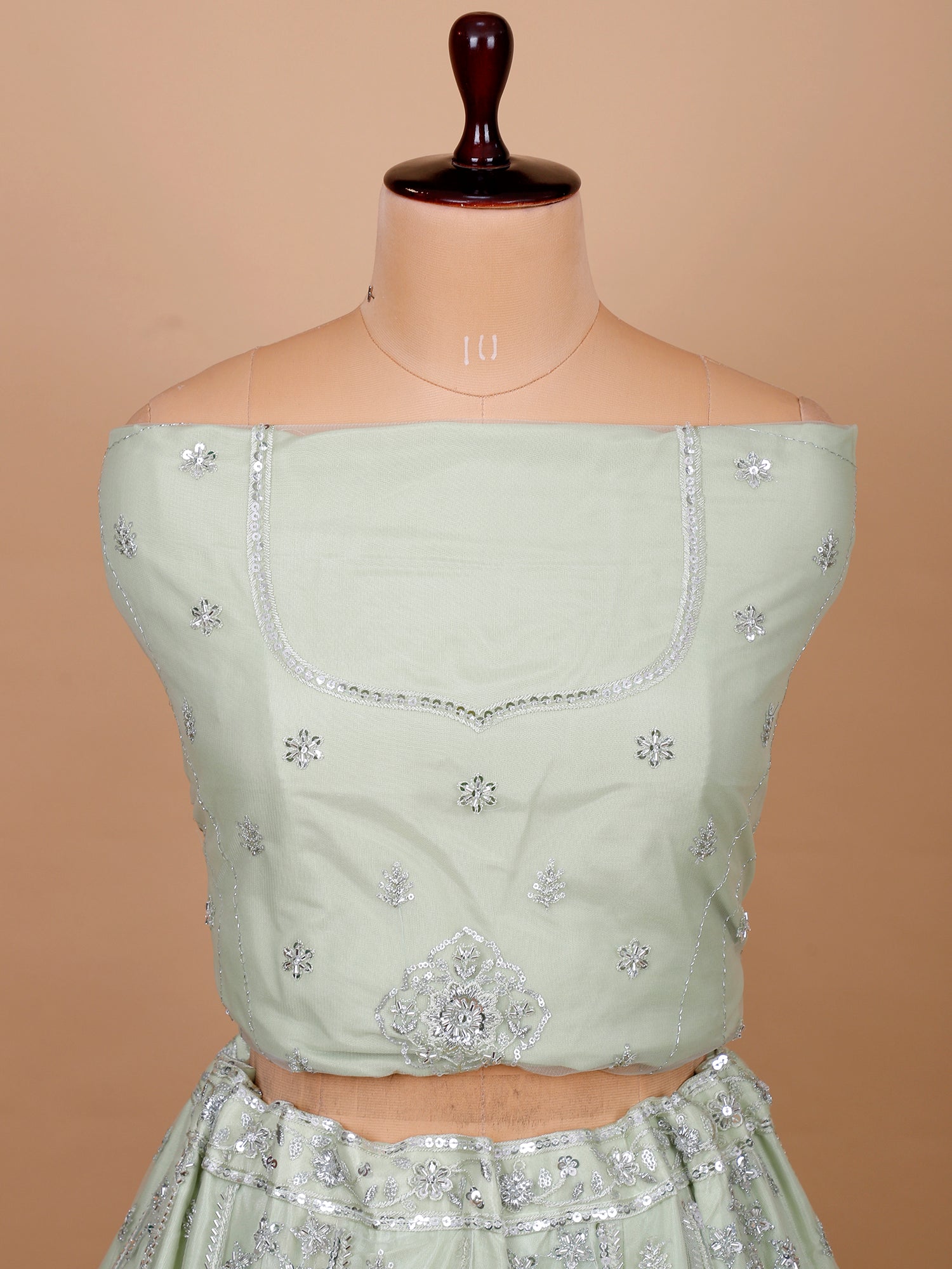 Pista Net Designer Lehenga