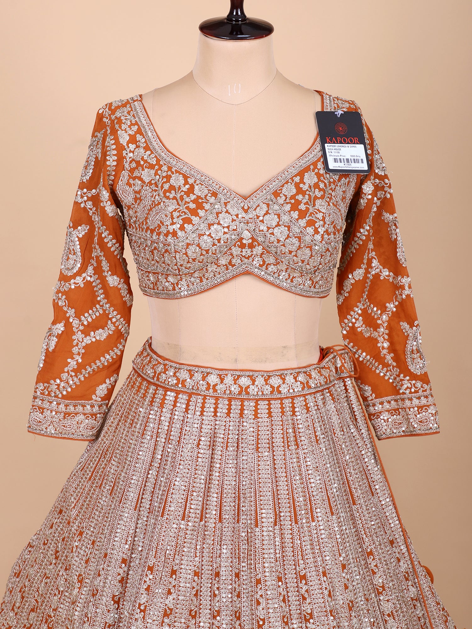 Designer Mustard Lehenga With Dupatta
