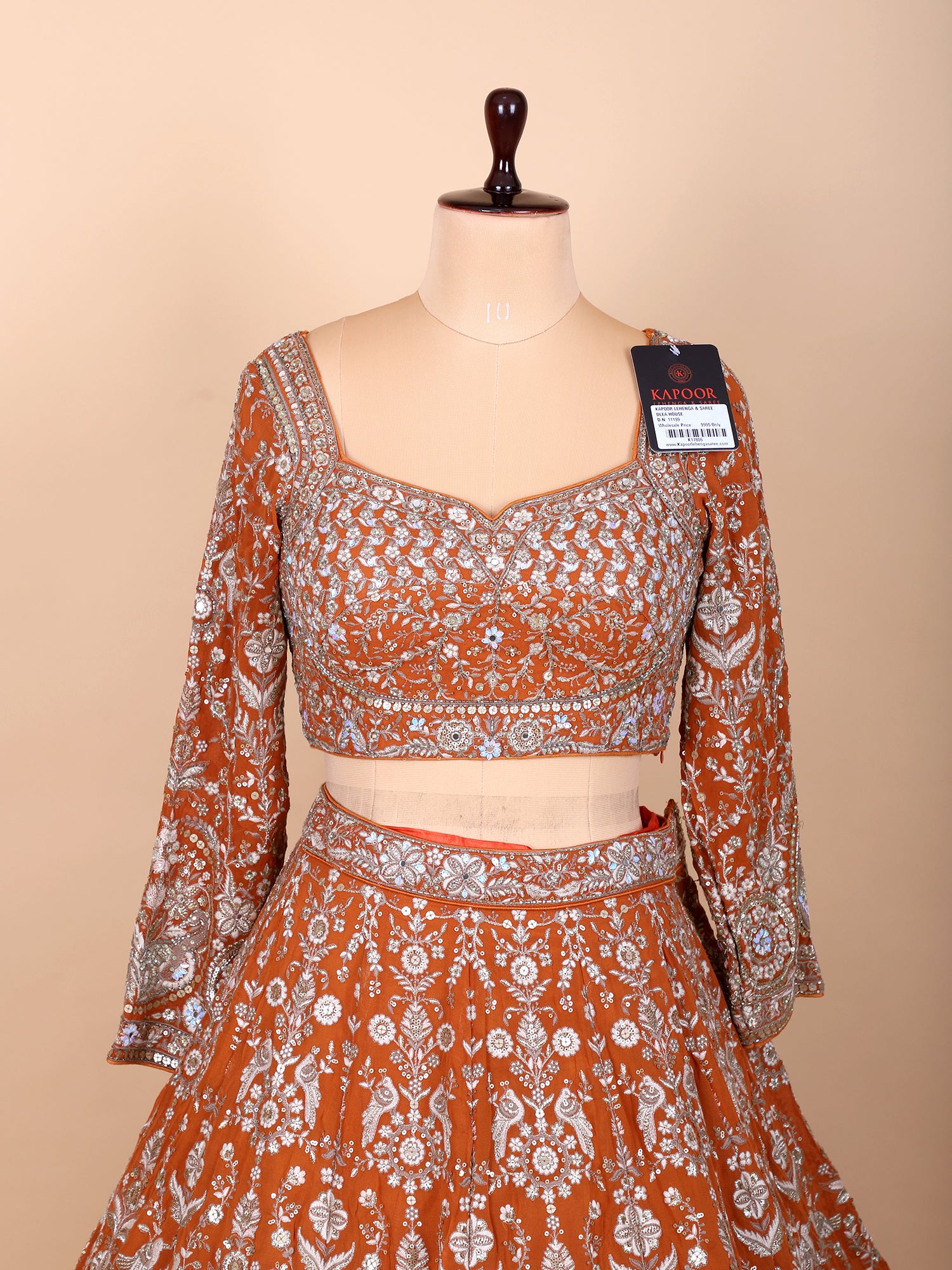 Georgette Lehenga Set In Golden Glow Mustard