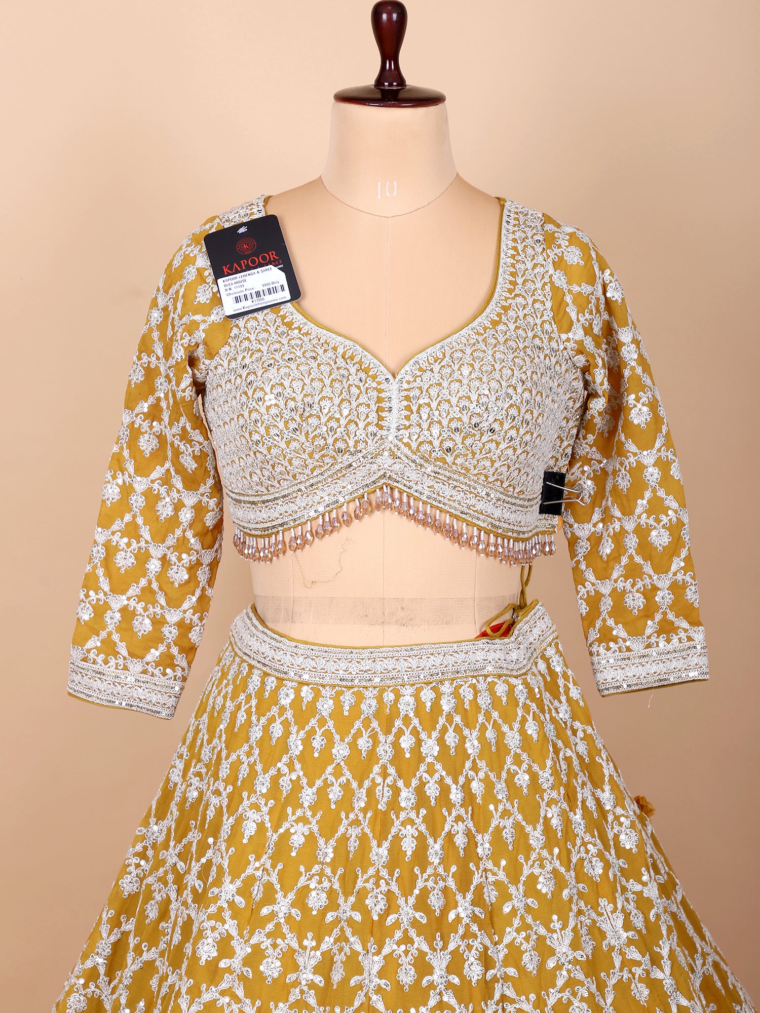 Bright Yellow Festive Lehenga Set