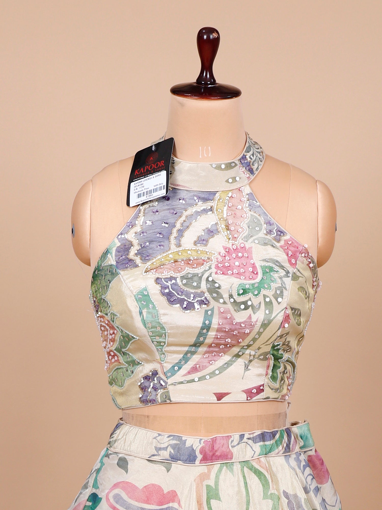 Multi Color Luxe Pearl Lehenga