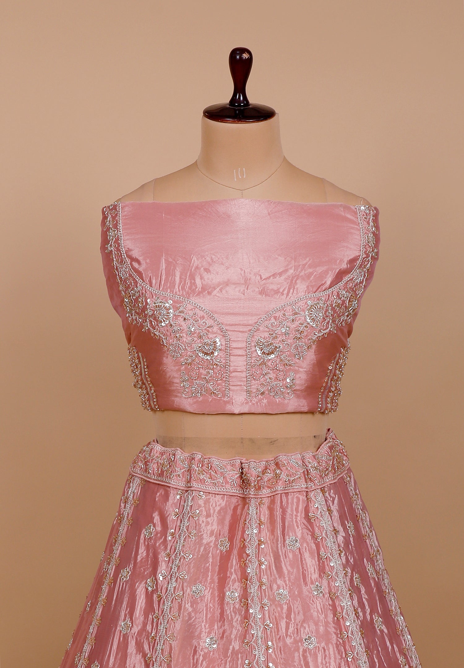 Soft Pink Party Barbari Lehenga