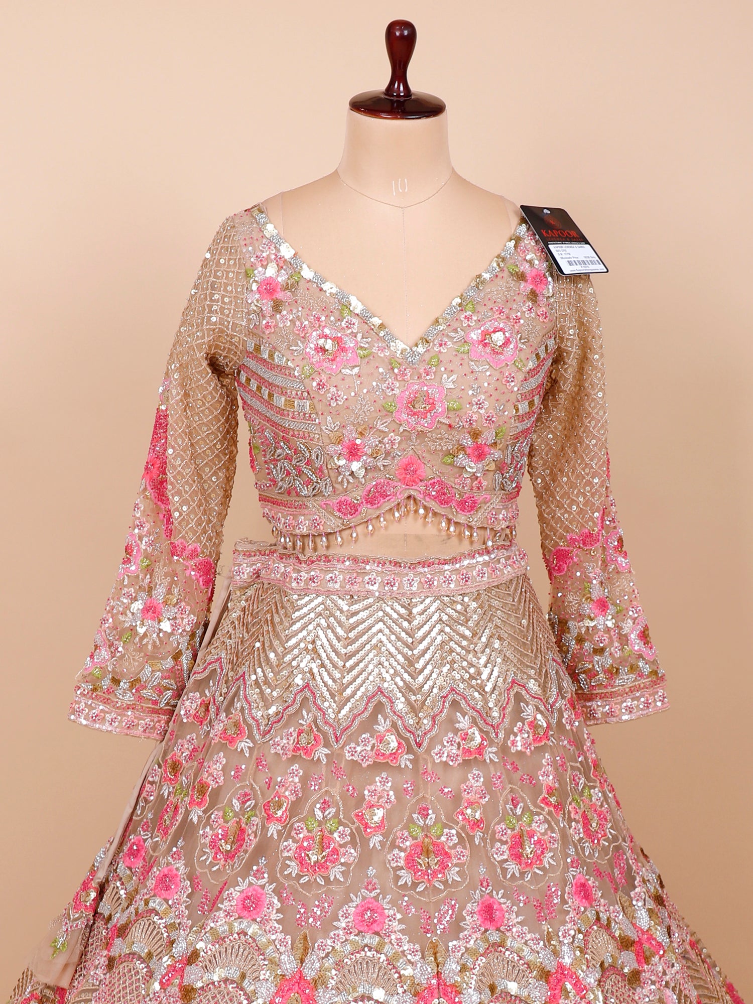 Festive Multi Jarkan Sequence Lehenga