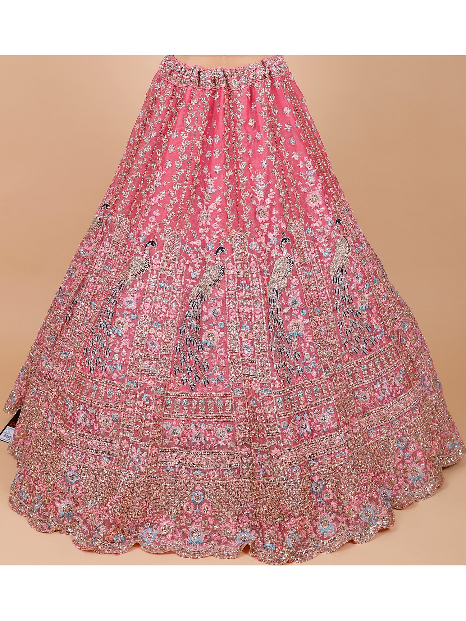 Jimmy Choo Onion Pink Sider Lehenga