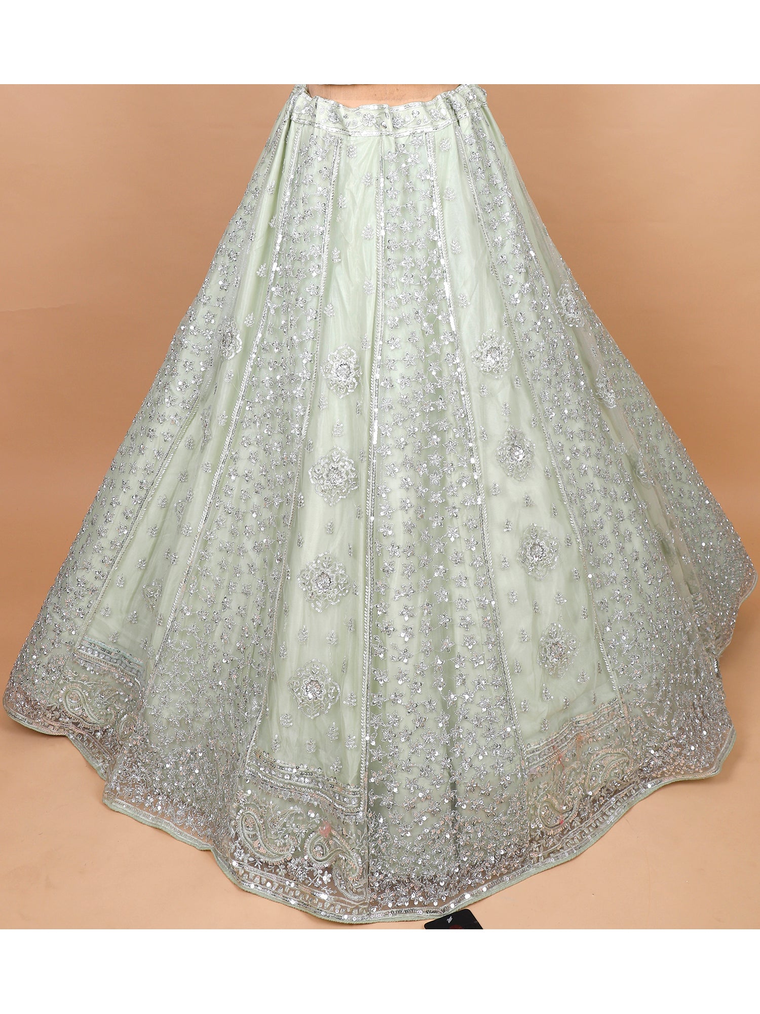 Pista Net Designer Lehenga