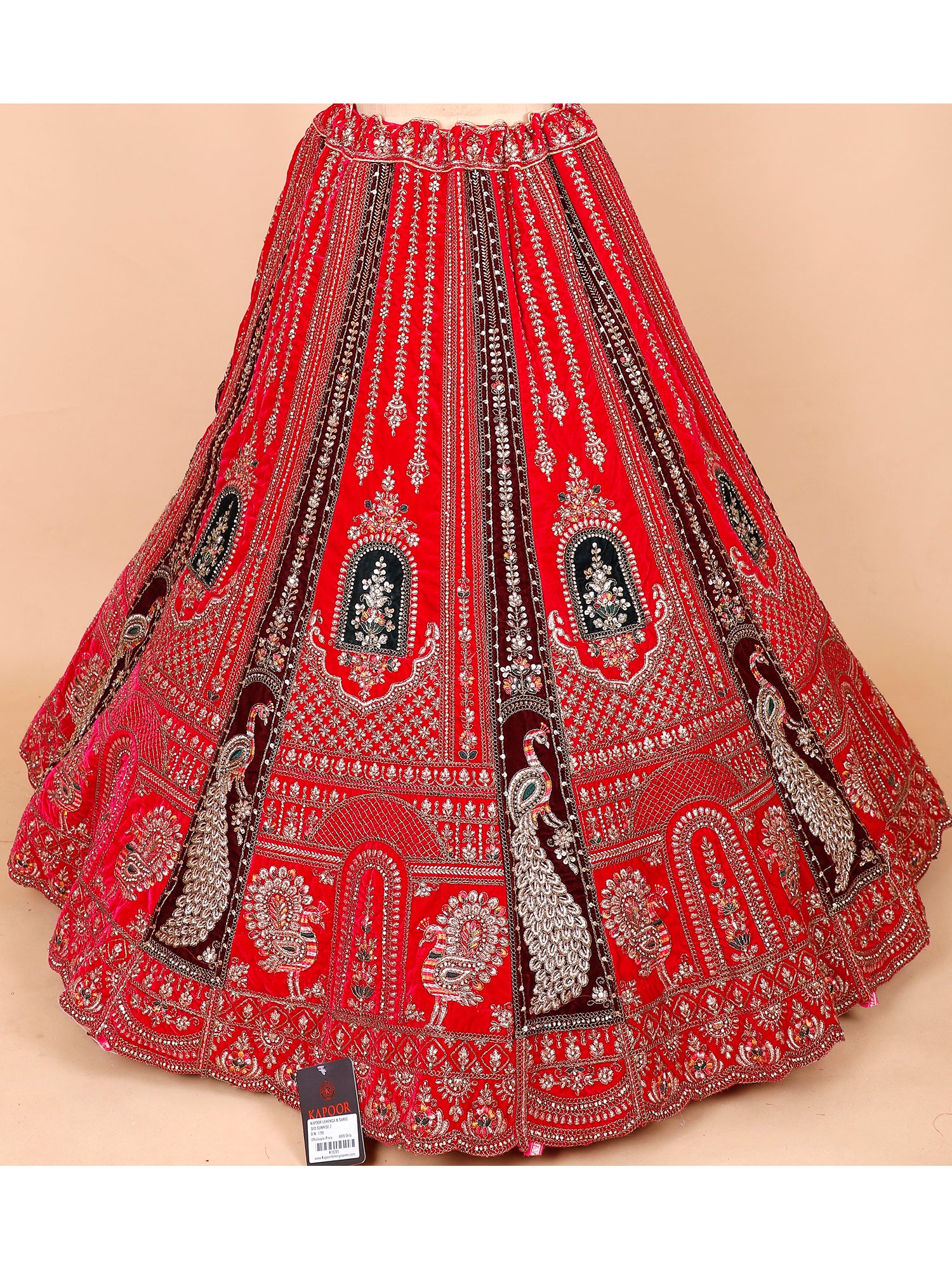 Rani Velvet Bridal Lehenga
