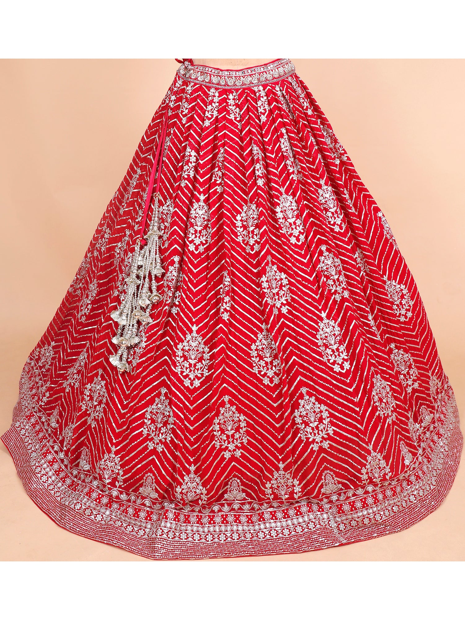 Zardozi Embroidered Georgette Lehenga