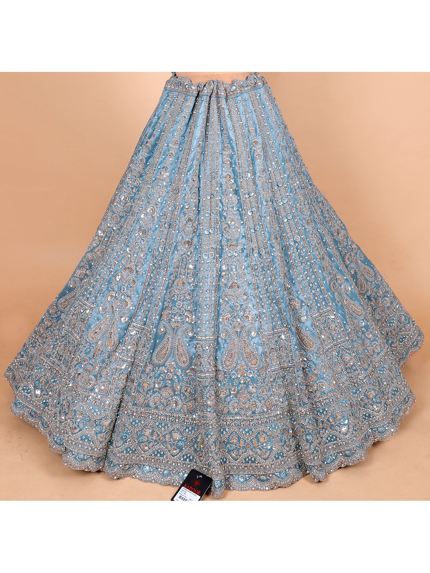 Powder Blue Luxury Lehenga