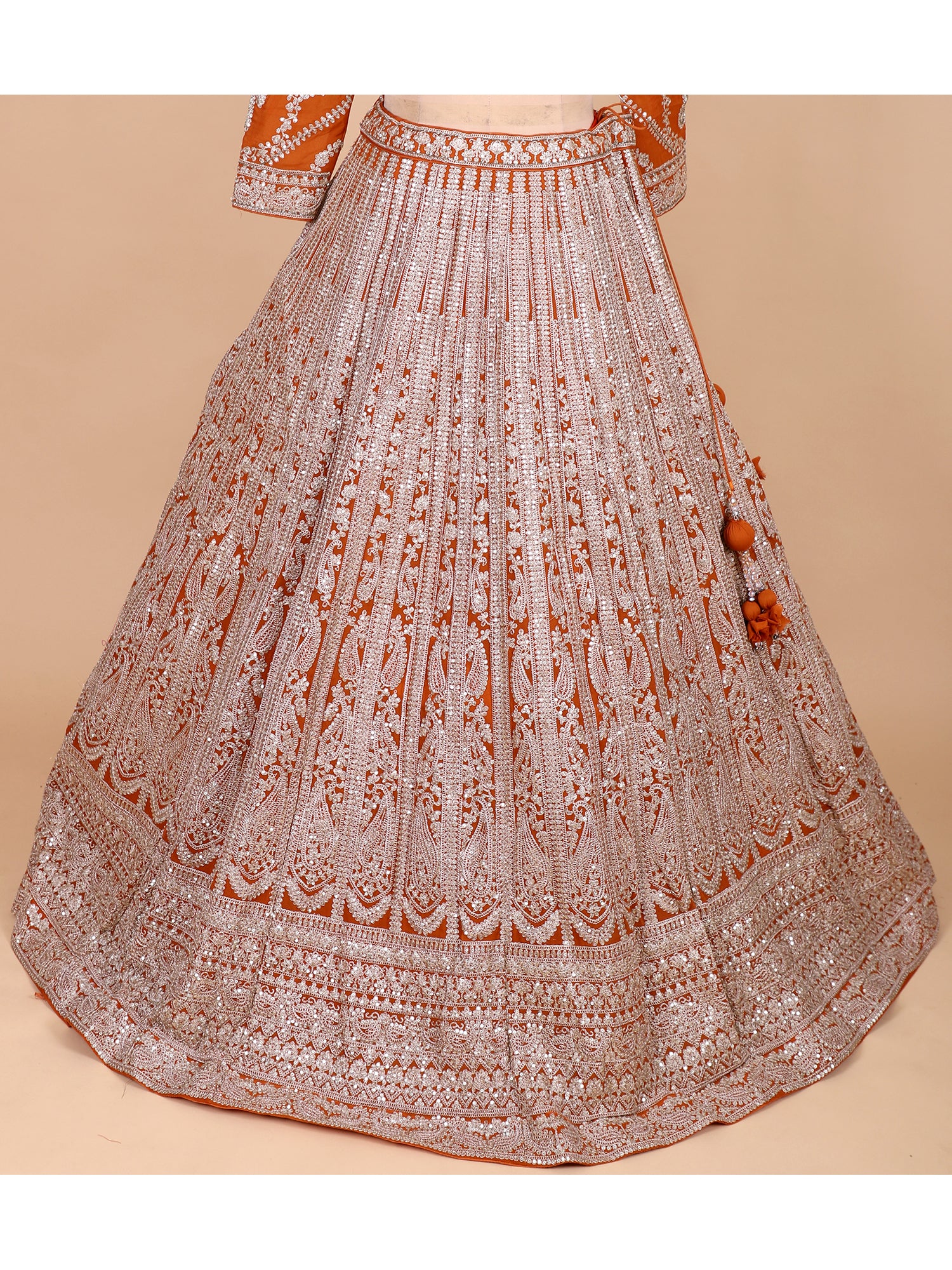 Designer Mustard Lehenga With Dupatta