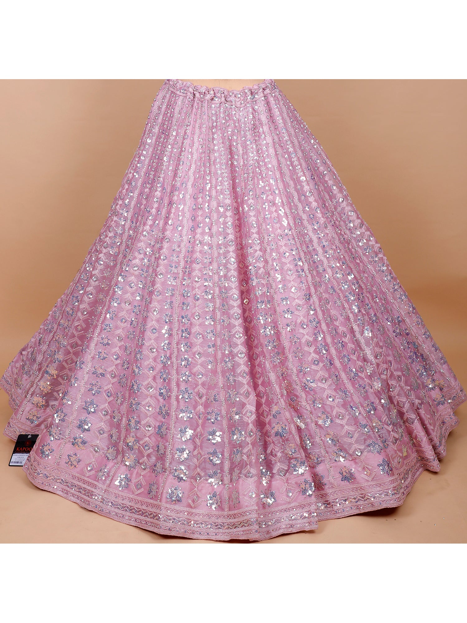 Baby Pink Couture Lehenga