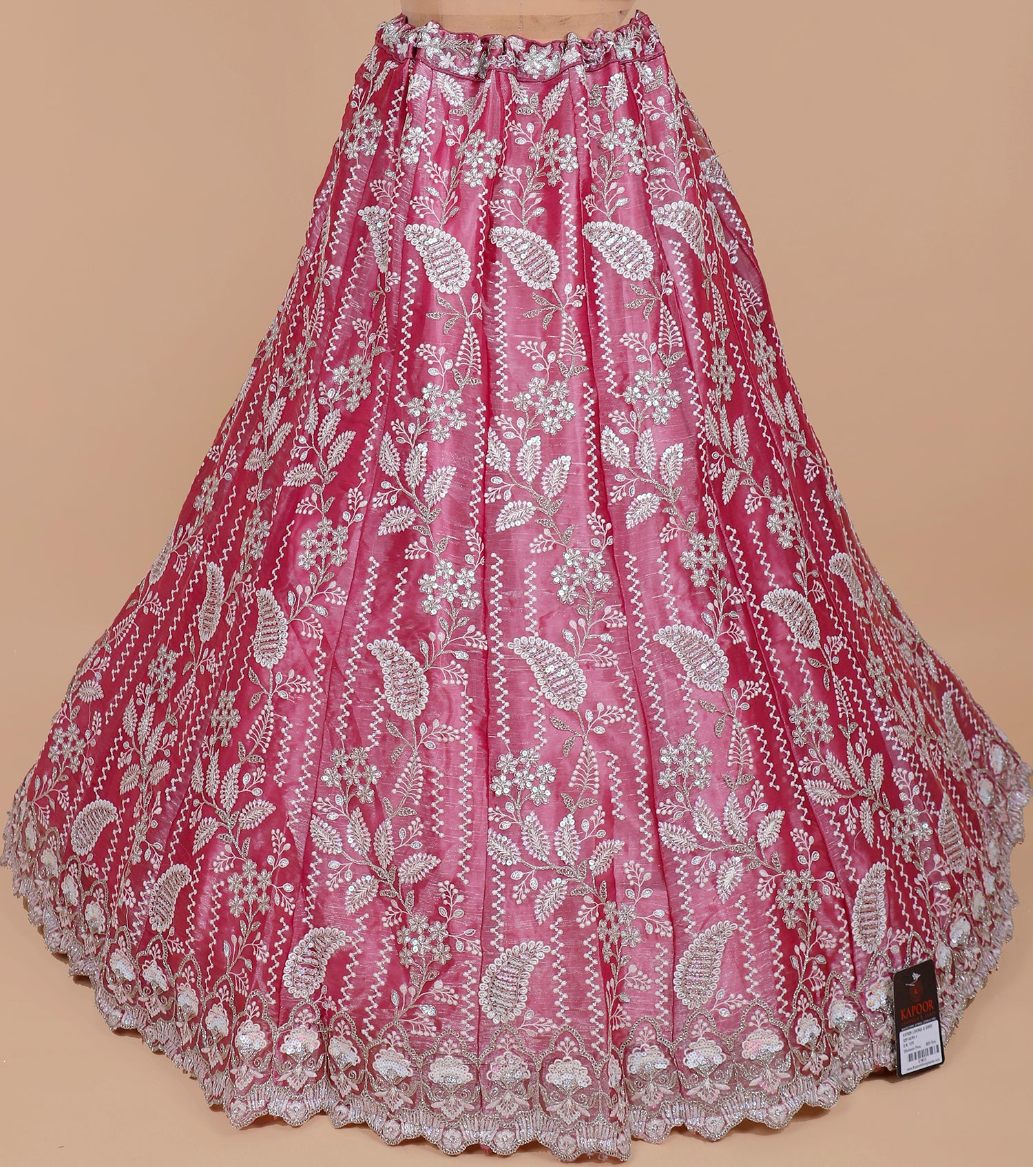 Dark Pink Jimmy Choo Thread And Jarkan Lehenga