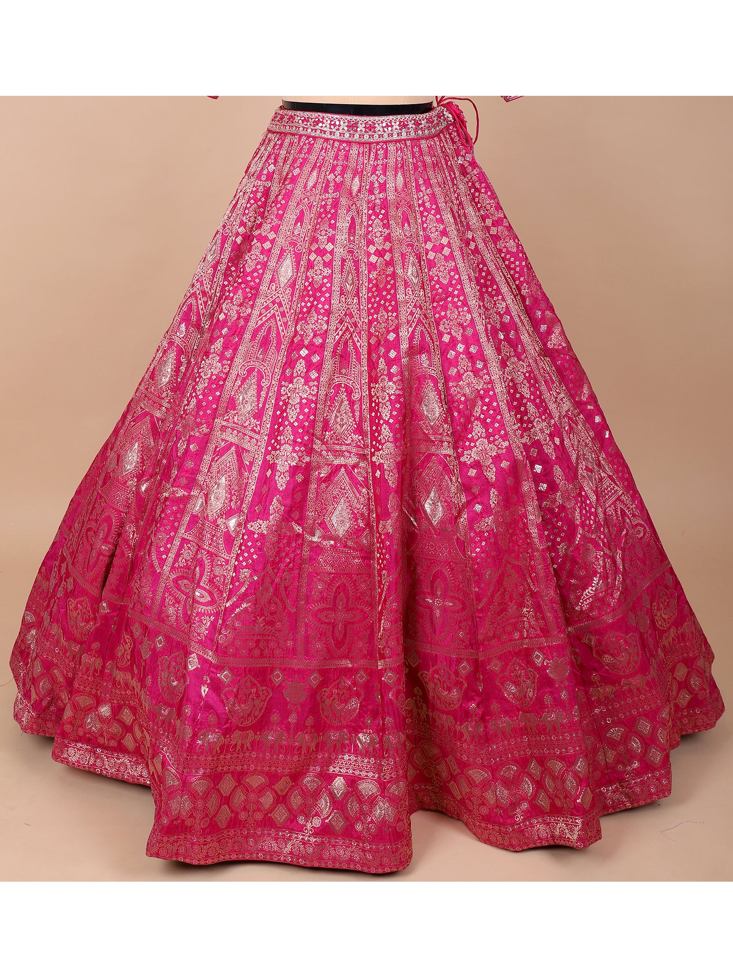 Regal Raani Pink Georgette Lehenga For Grand Festivities
