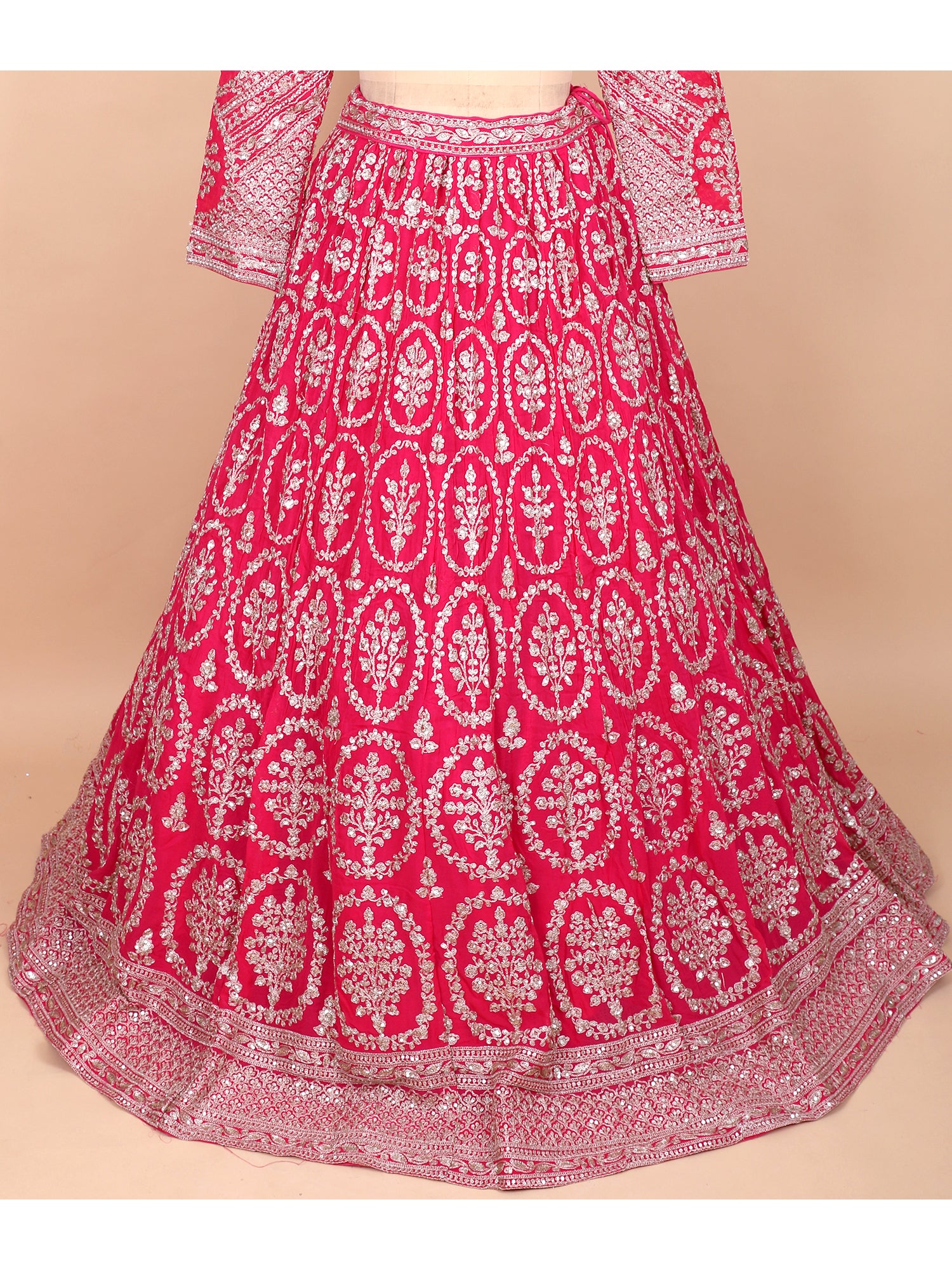 Blush Bloom Handcrafted Lehenga Set