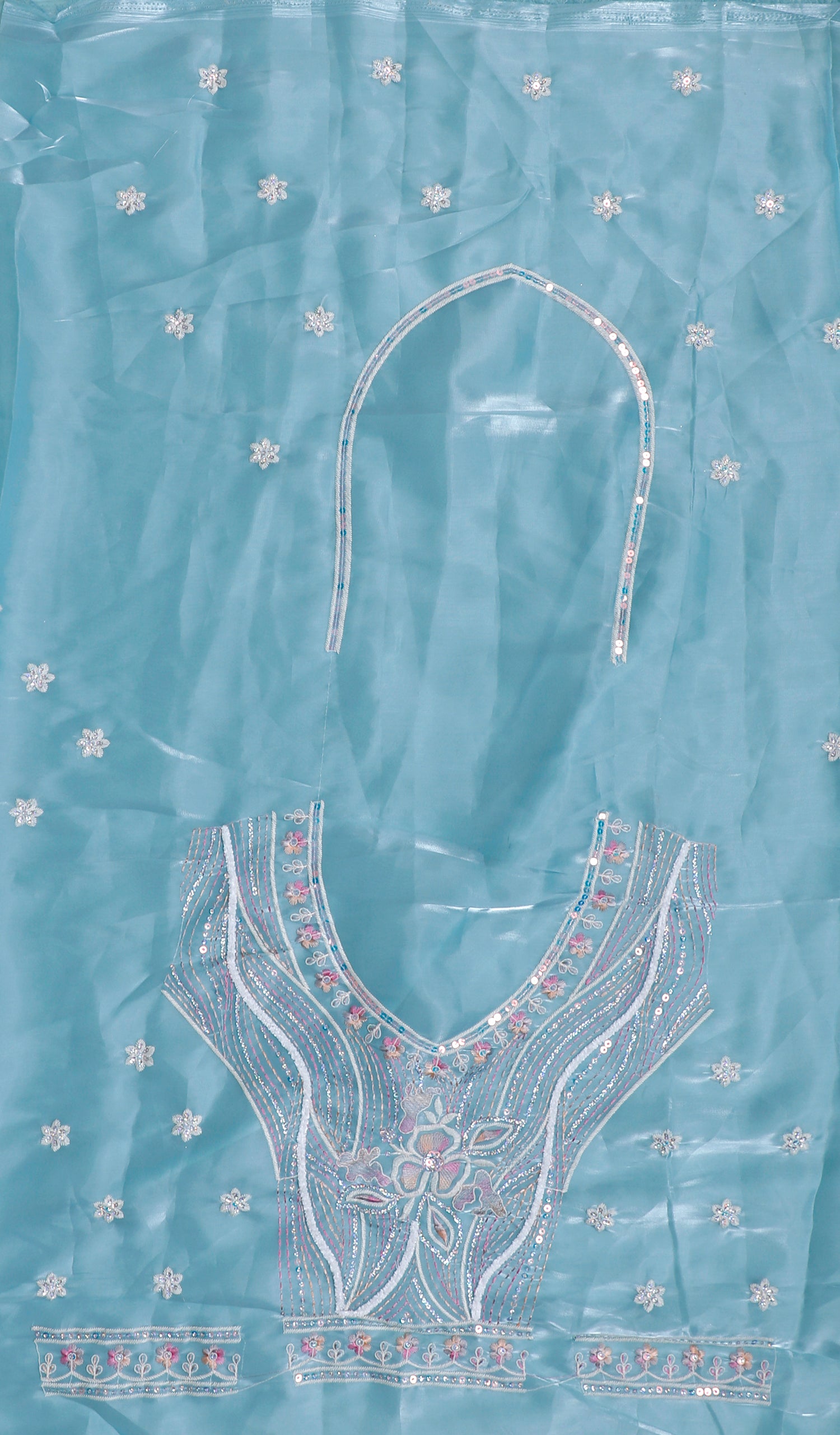 Elegant Sky Blue Designer Lehenga