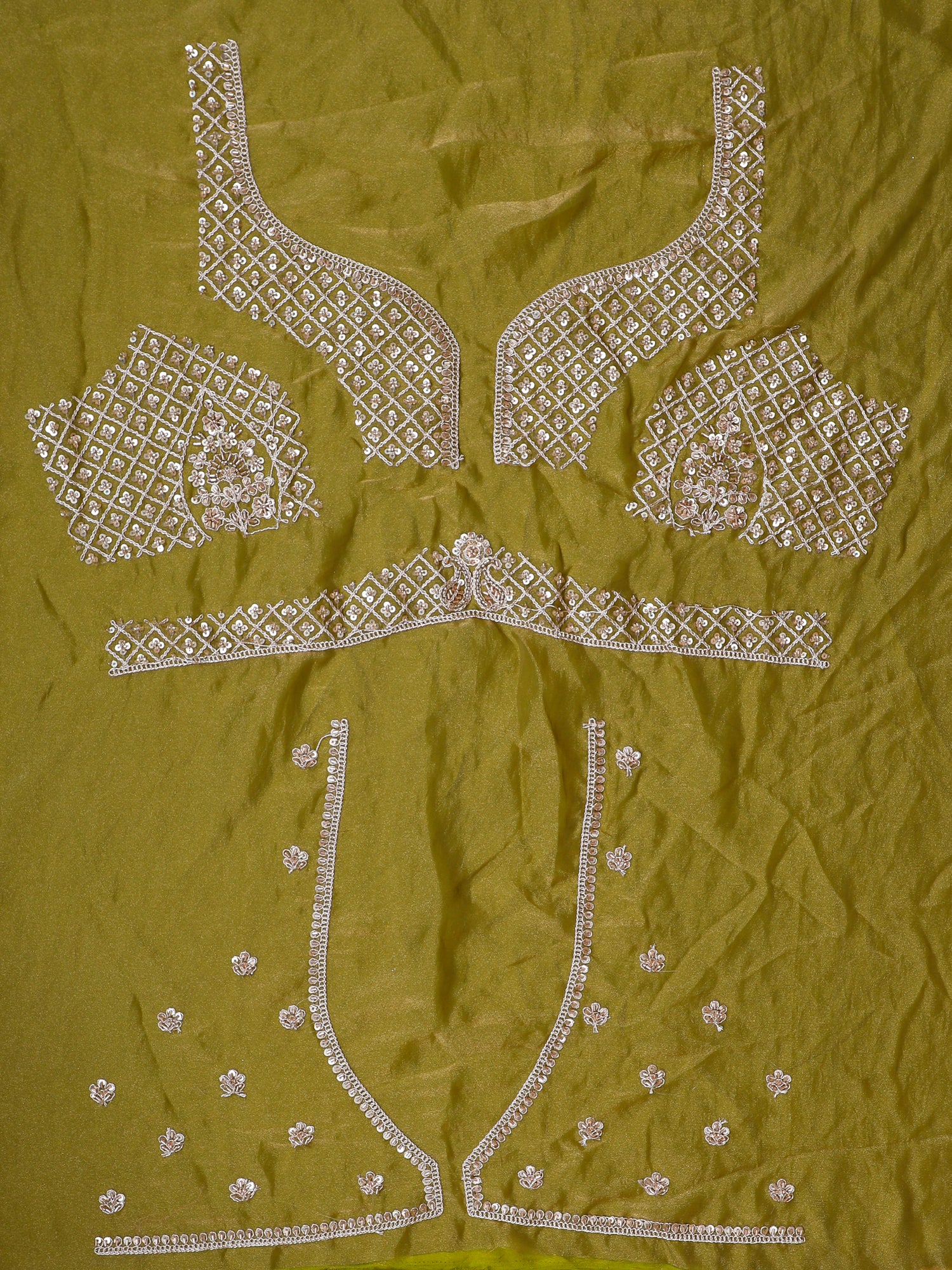 Jade Radiance Beaded Embroidery Lehenga