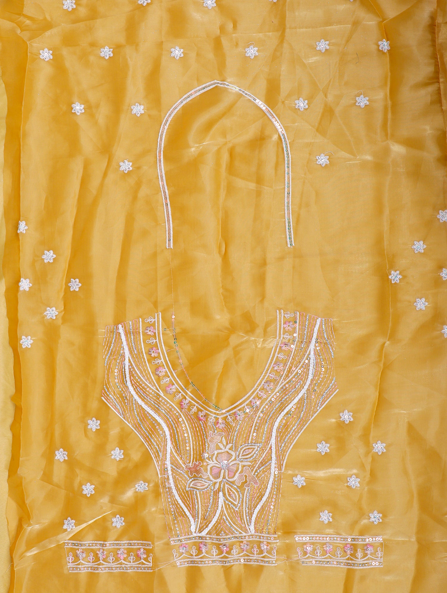 Yellow Charm Thread & Sequin Lehenga