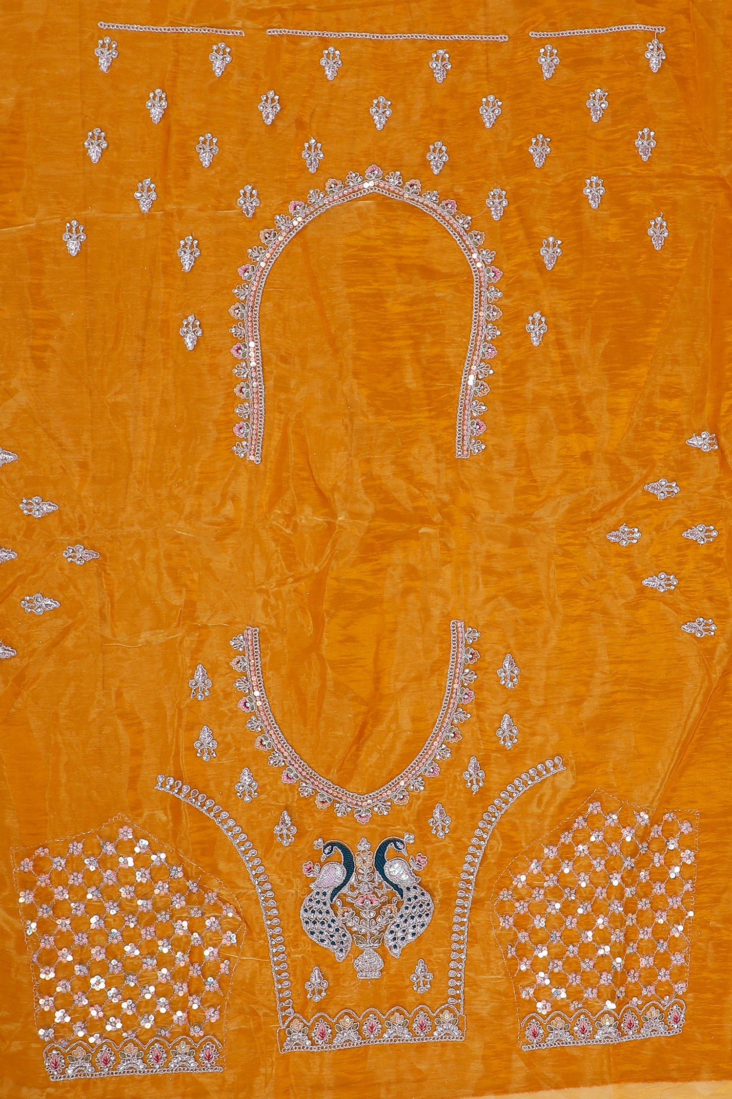 Vibrant Yellow Festive Embroidered Lehenga