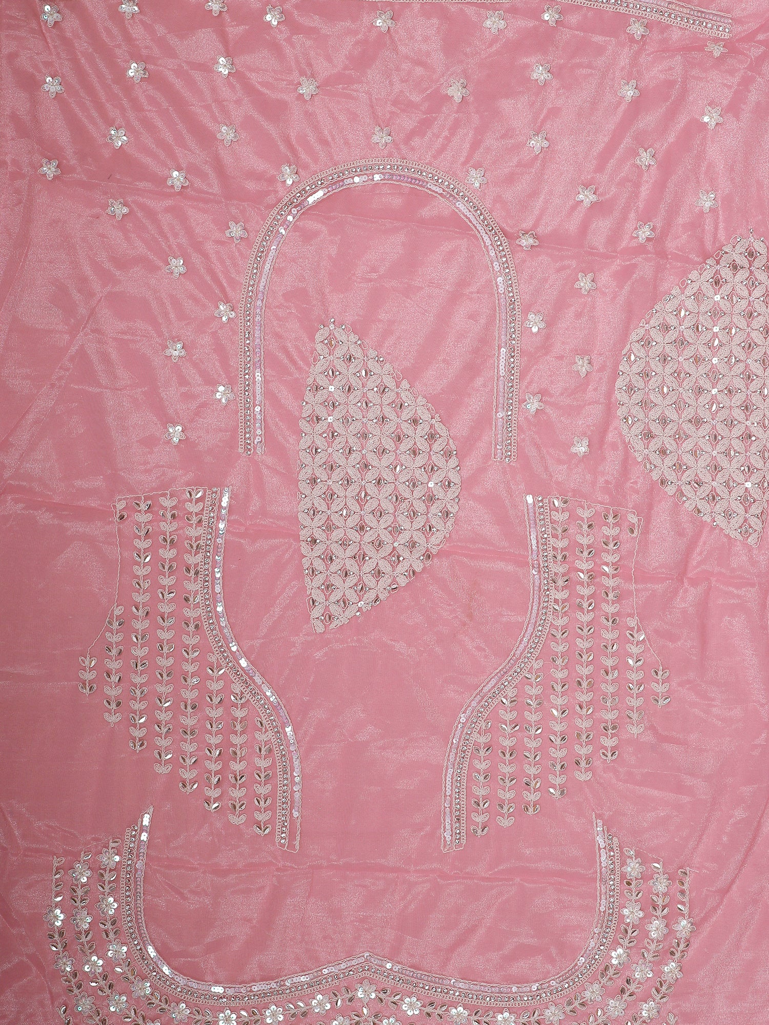 Baby Pink Net Sider Lehenga