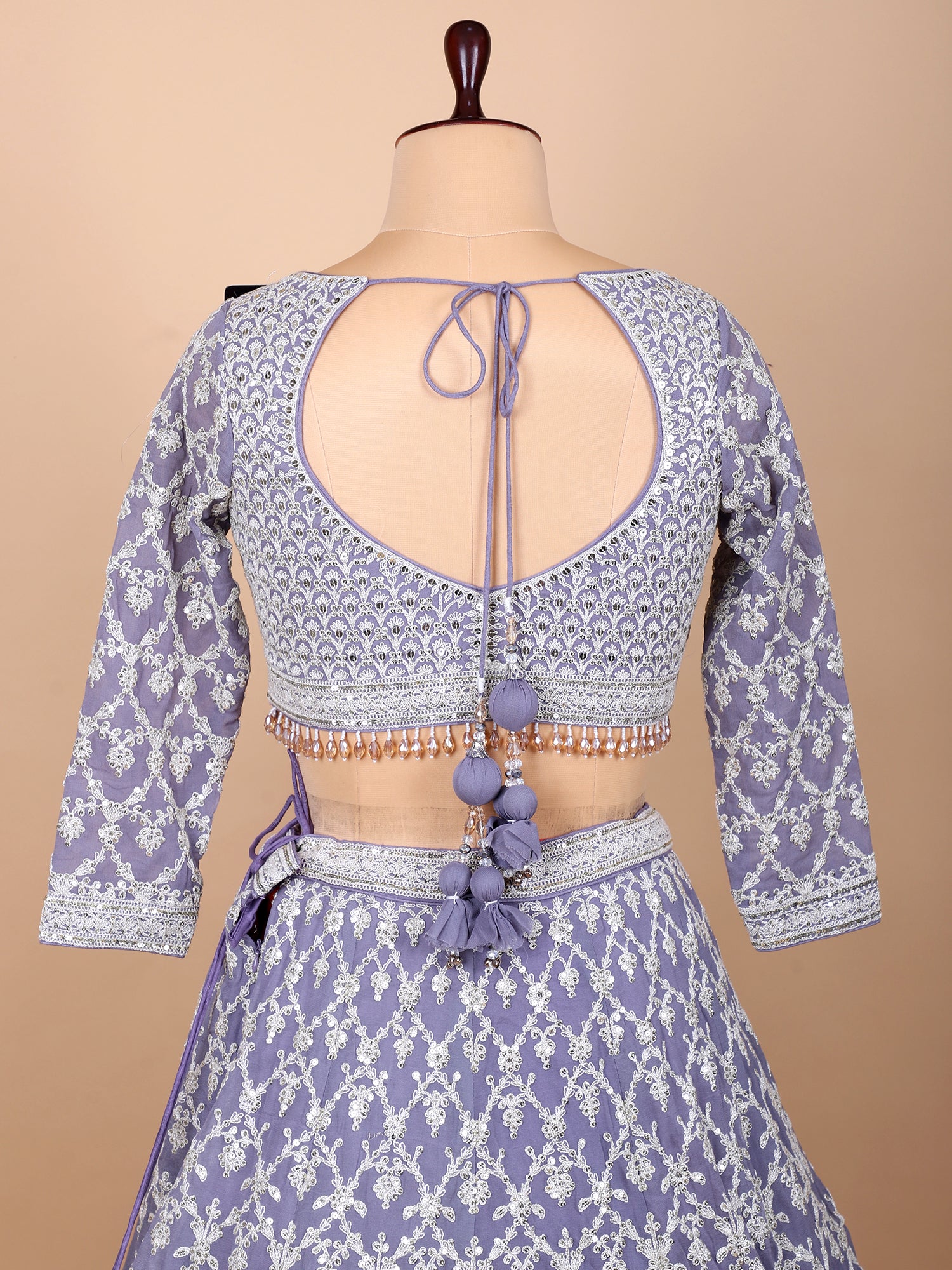 Lavender Designer Lehenga For Women