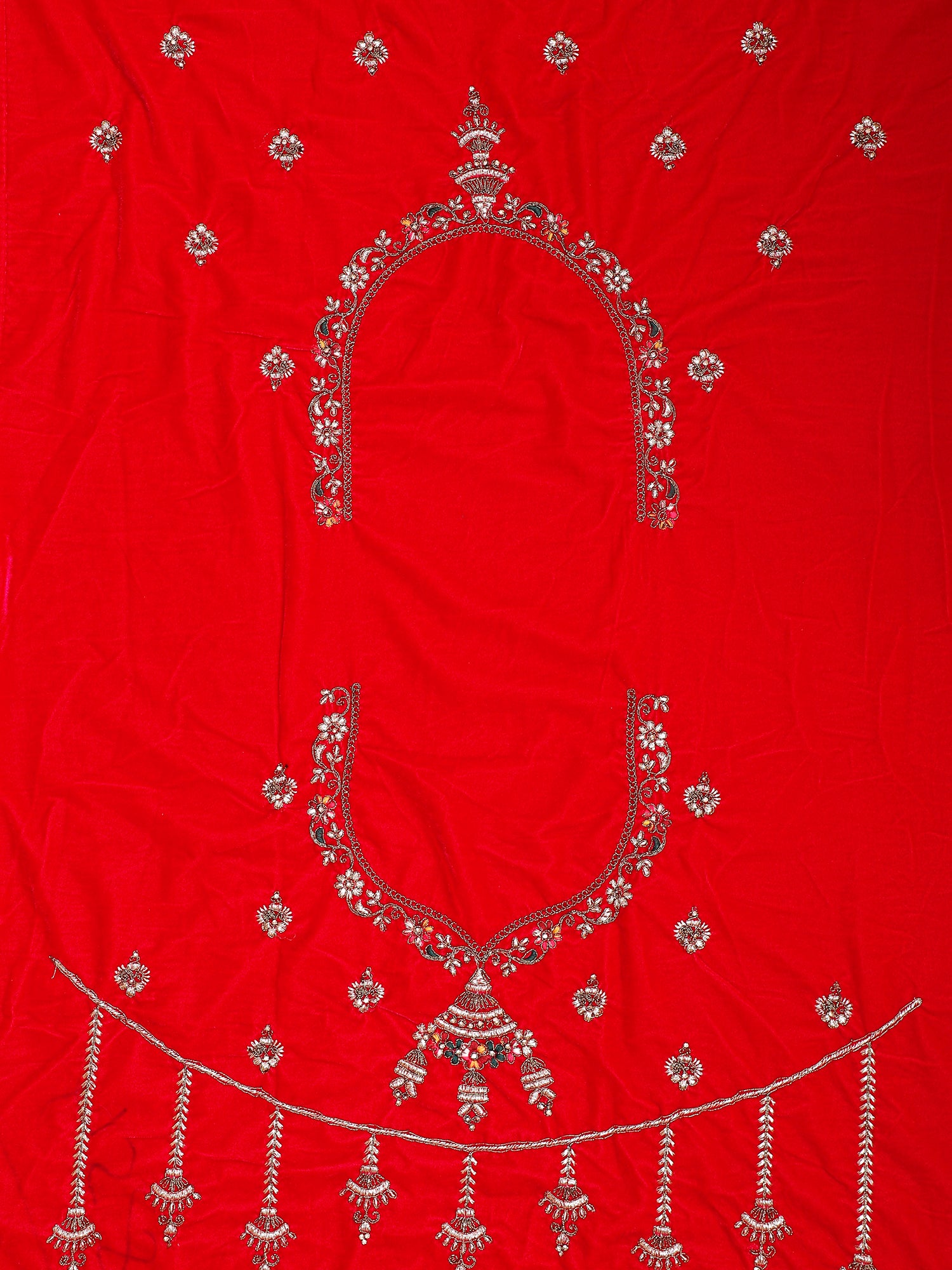 Rani Velvet Bridal Lehenga