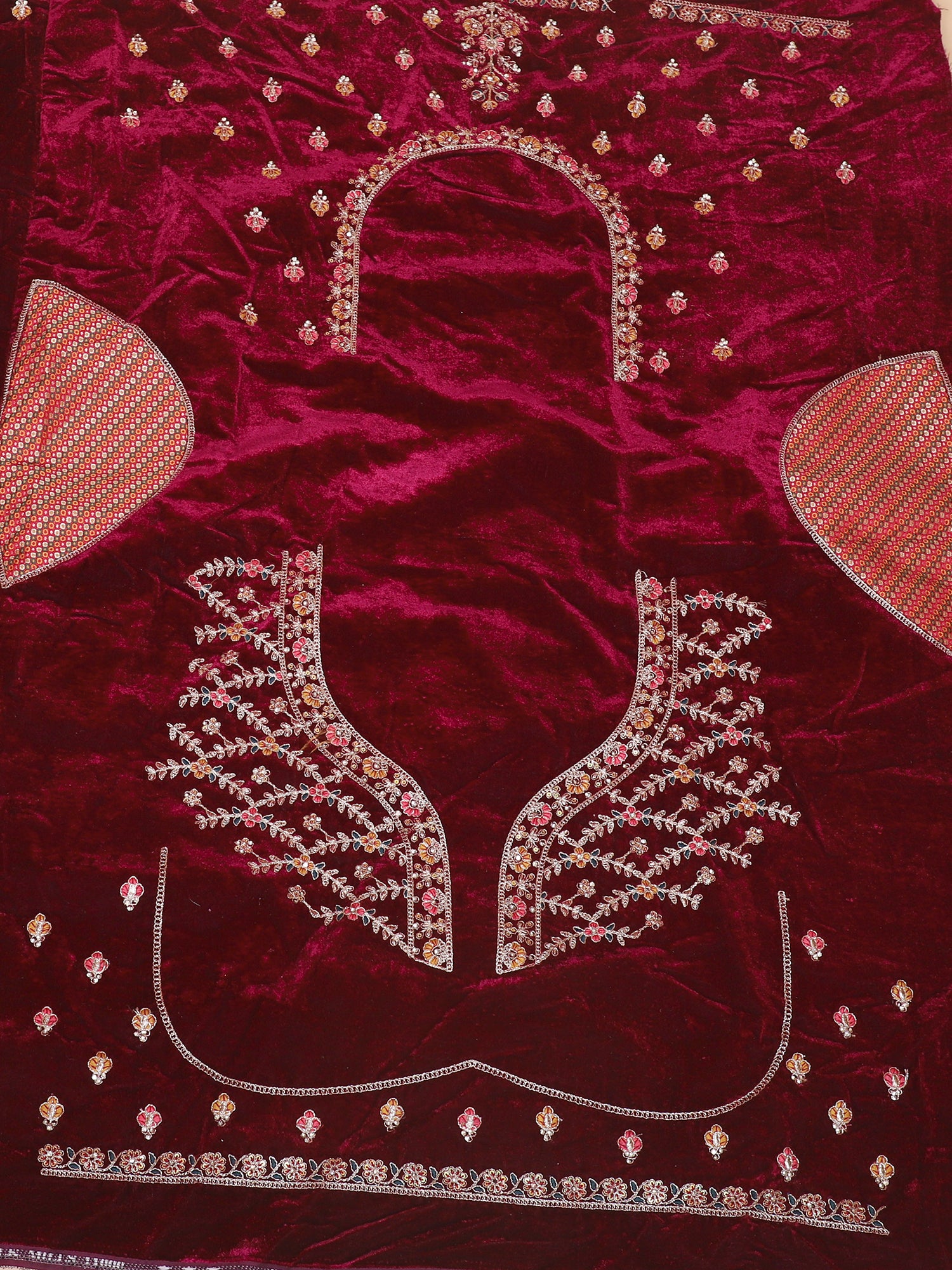 Majestic Maroon Lehenga With Royal Hand Embellishments