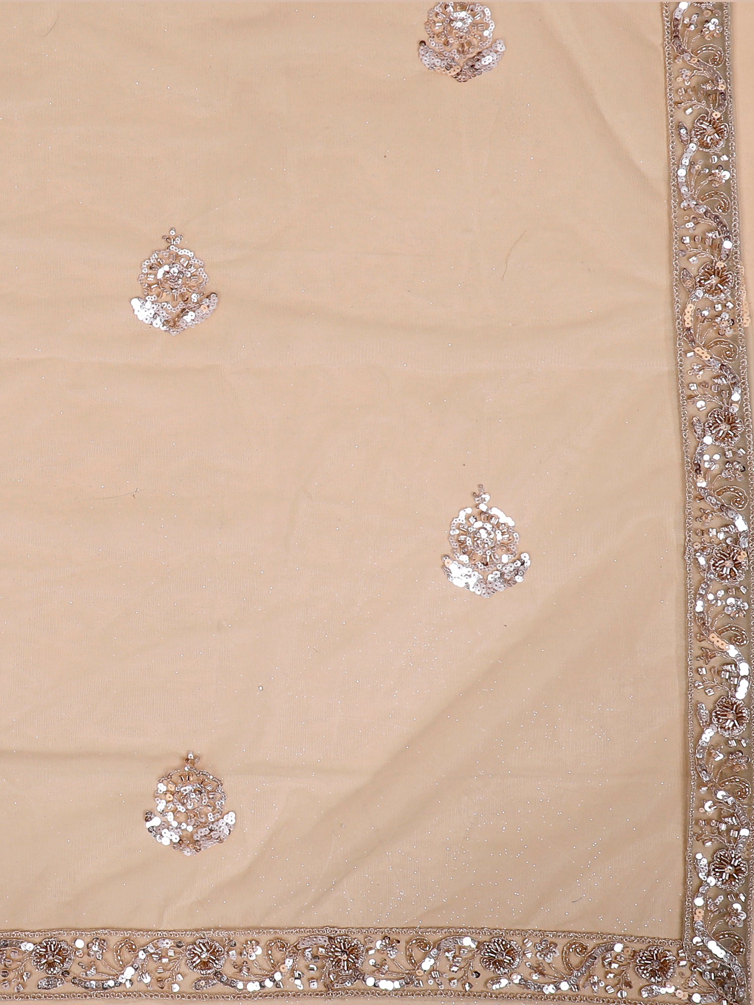 Enchanted Emerald Beads & Sequin Lehenga