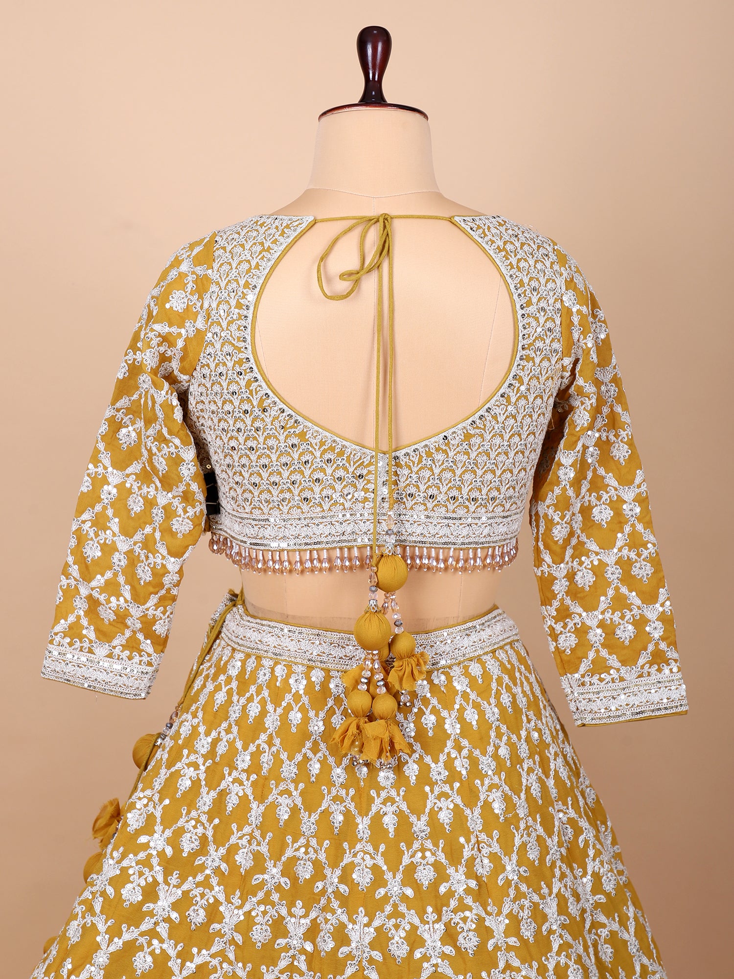Bright Yellow Festive Lehenga Set