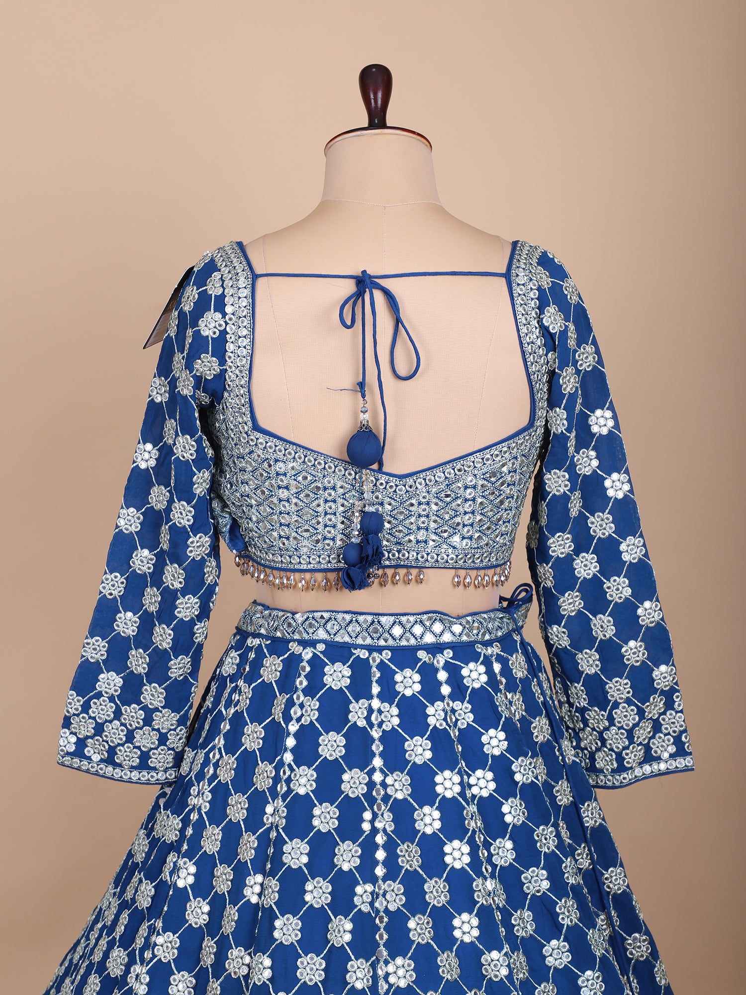 Sapphire Blue Lehenga For Festive Glam Look