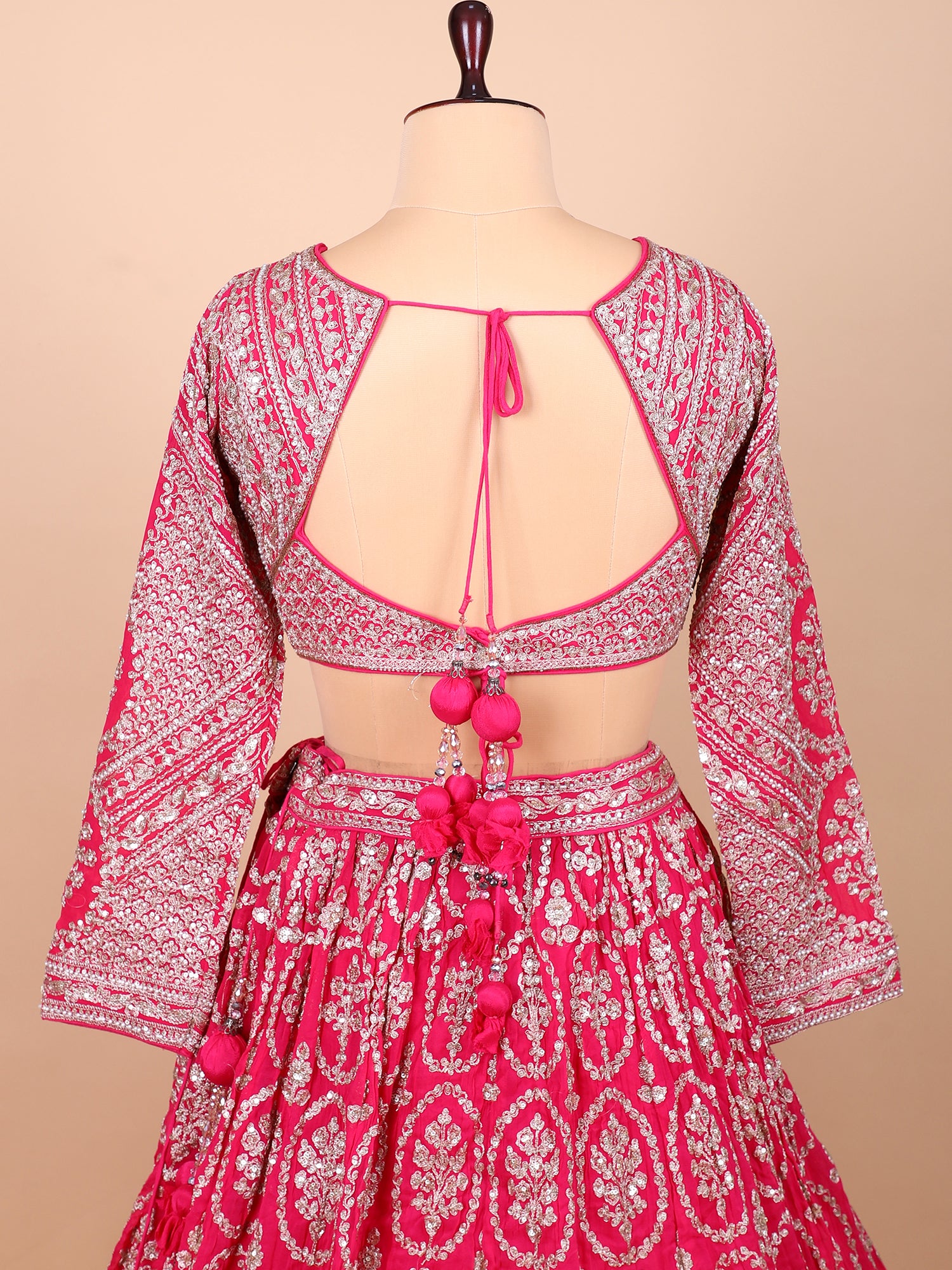Blush Bloom Handcrafted Lehenga Set