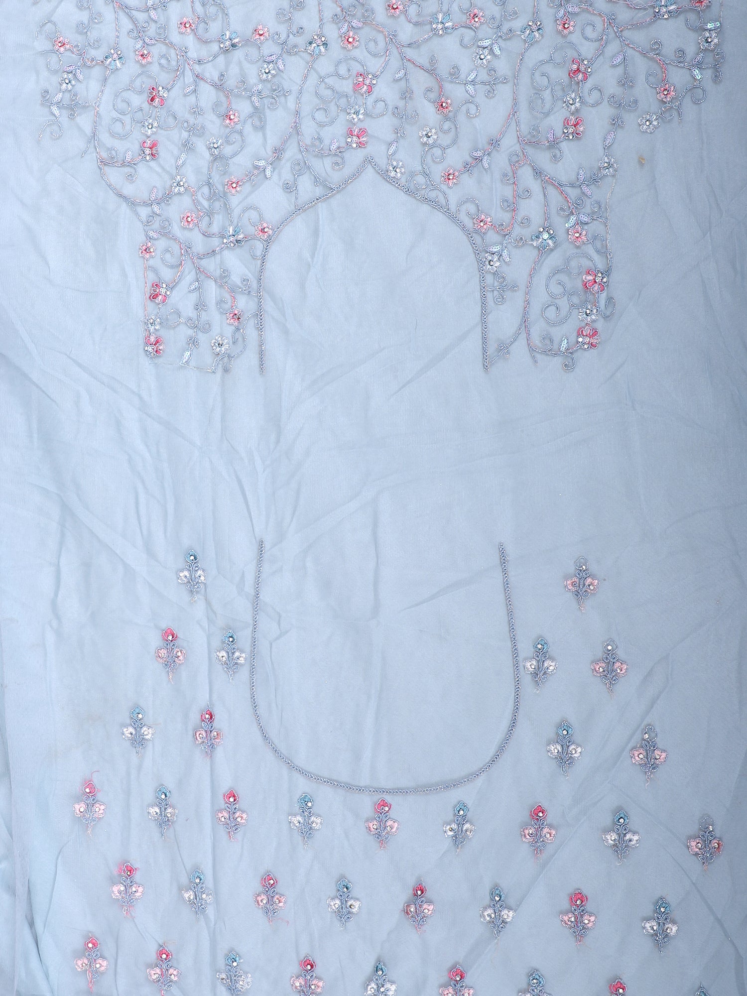 Ky Blue Net Jarkan Lehenga – Elegant Bridal & Party Wear