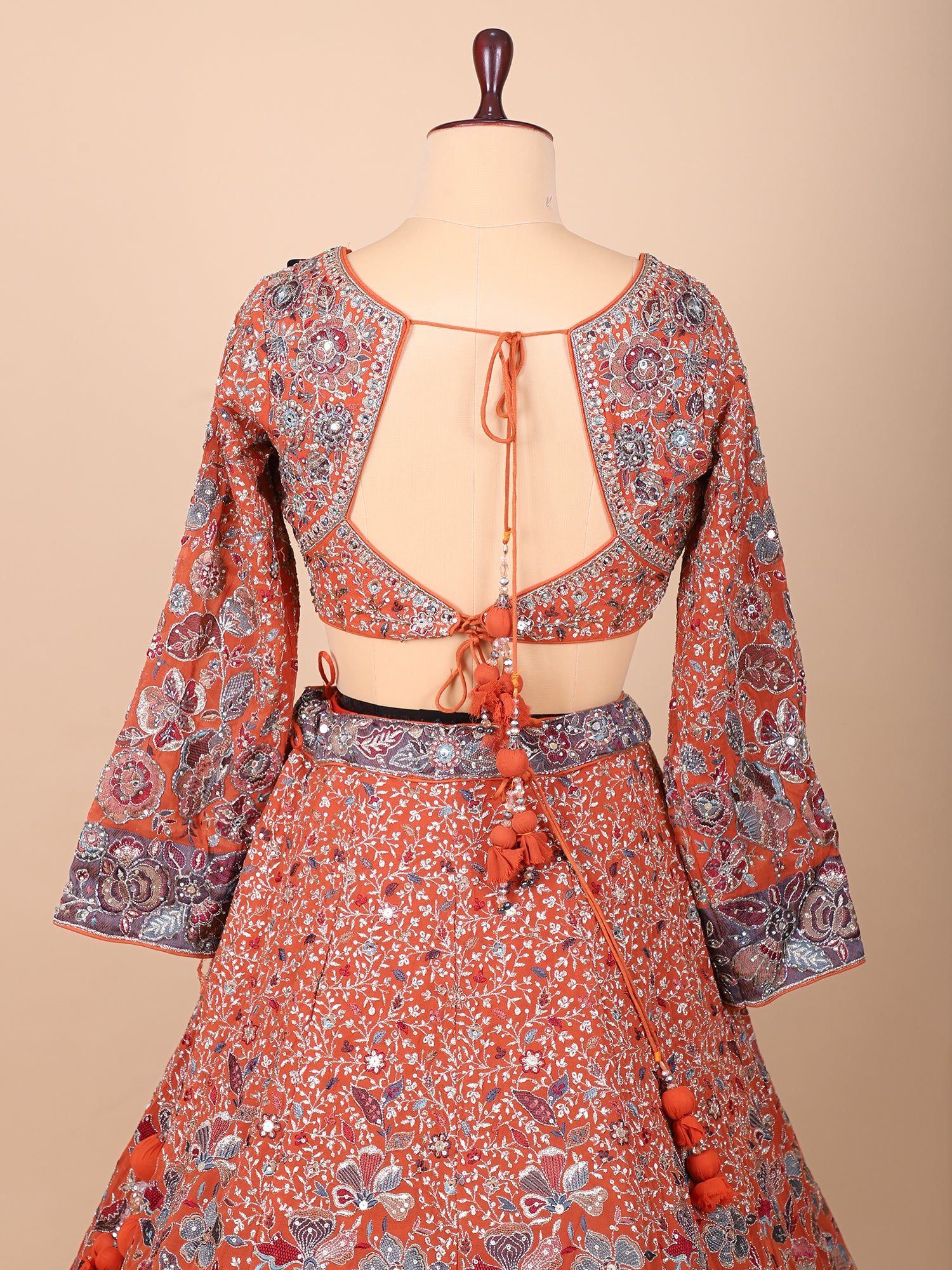 Majestic Mustard Georgette Lehenga For Festive Occasions