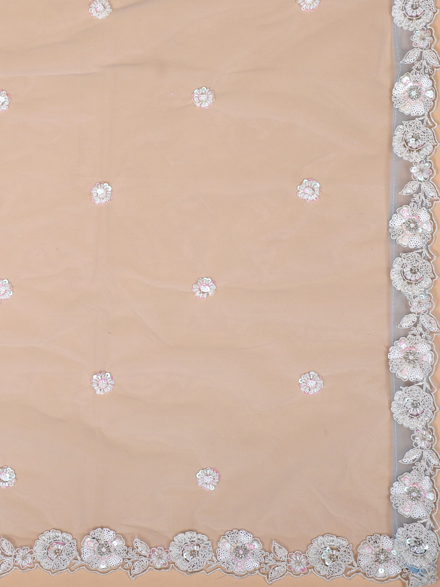 Sky Blue Net Jarkan Lehenga