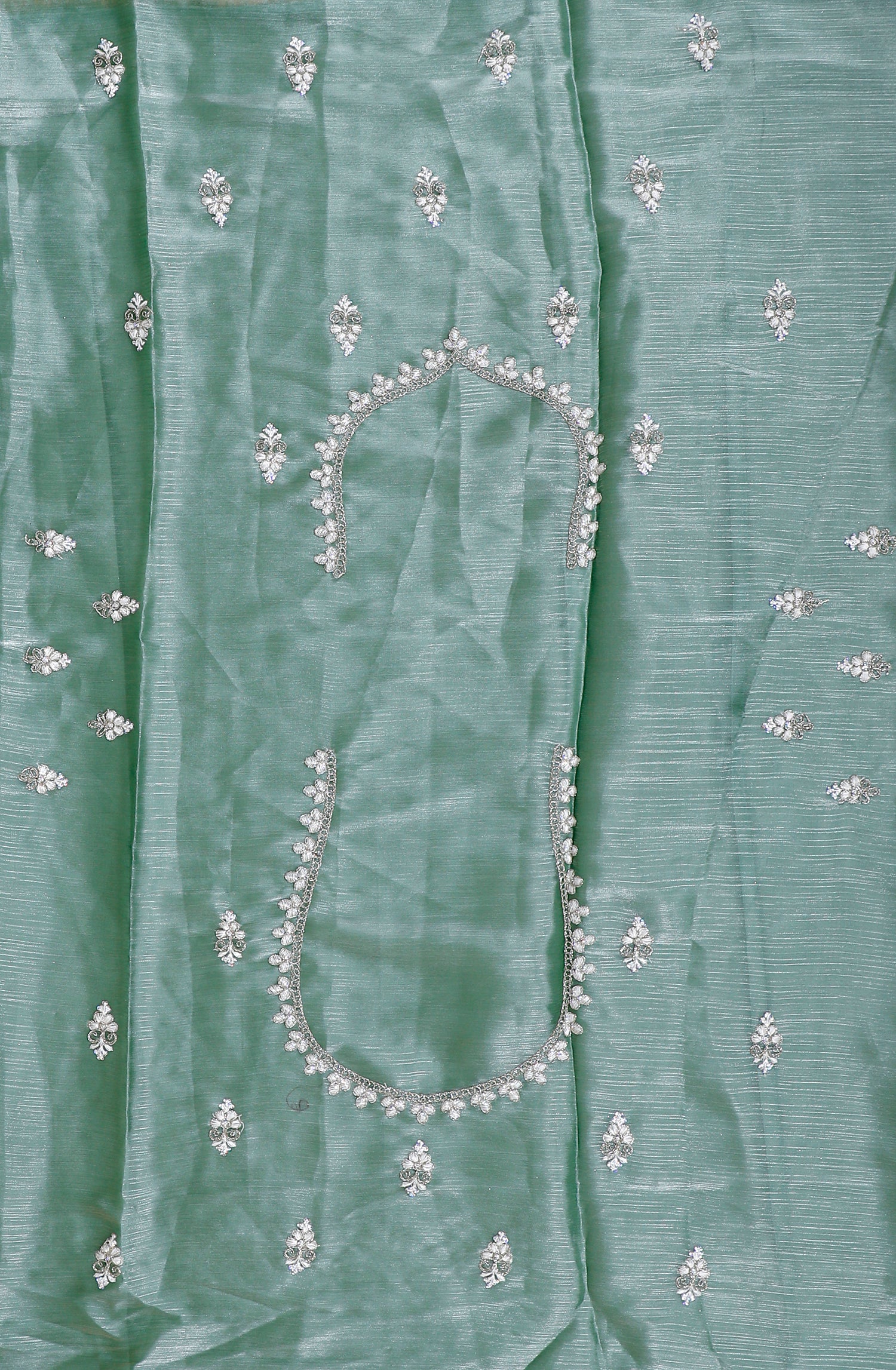 Soft Sea Green Festive Embroidered Lehenga
