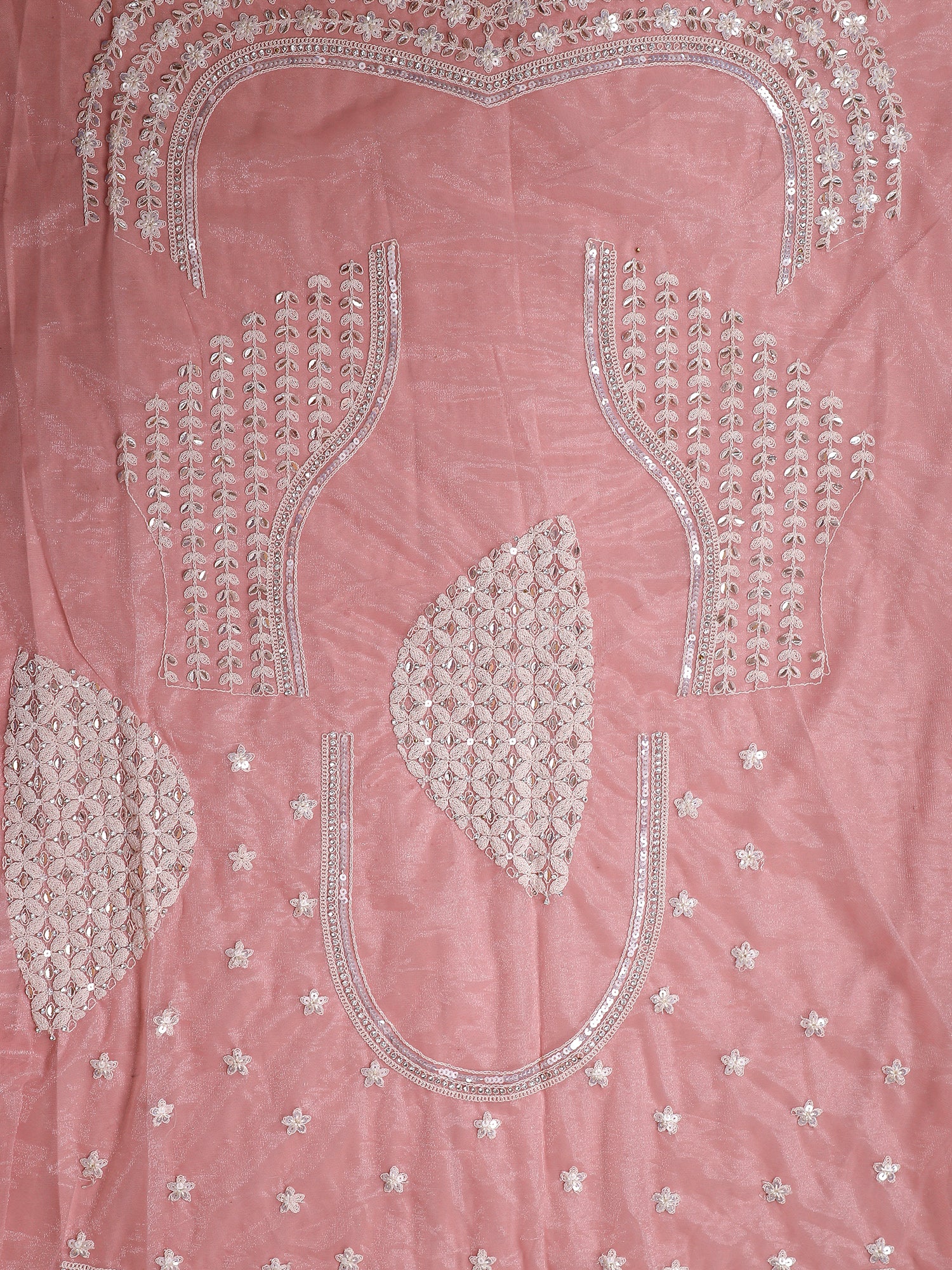 Pink Net Sider Lehenga
