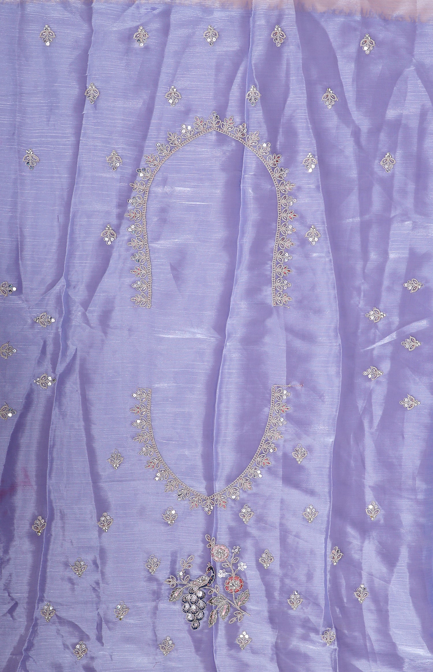 Lavender Glow Jarkan And Beadwork Lehenga