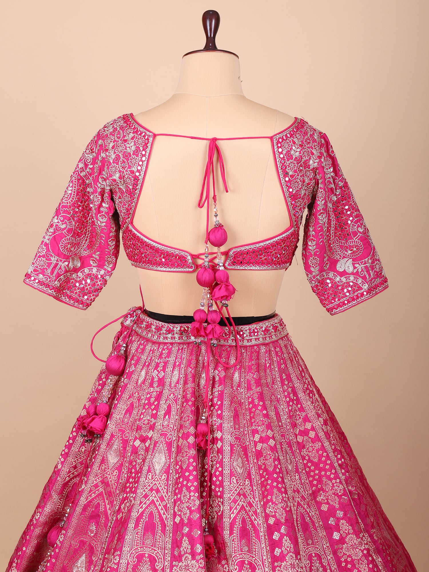 Regal Raani Pink Georgette Lehenga For Grand Festivities