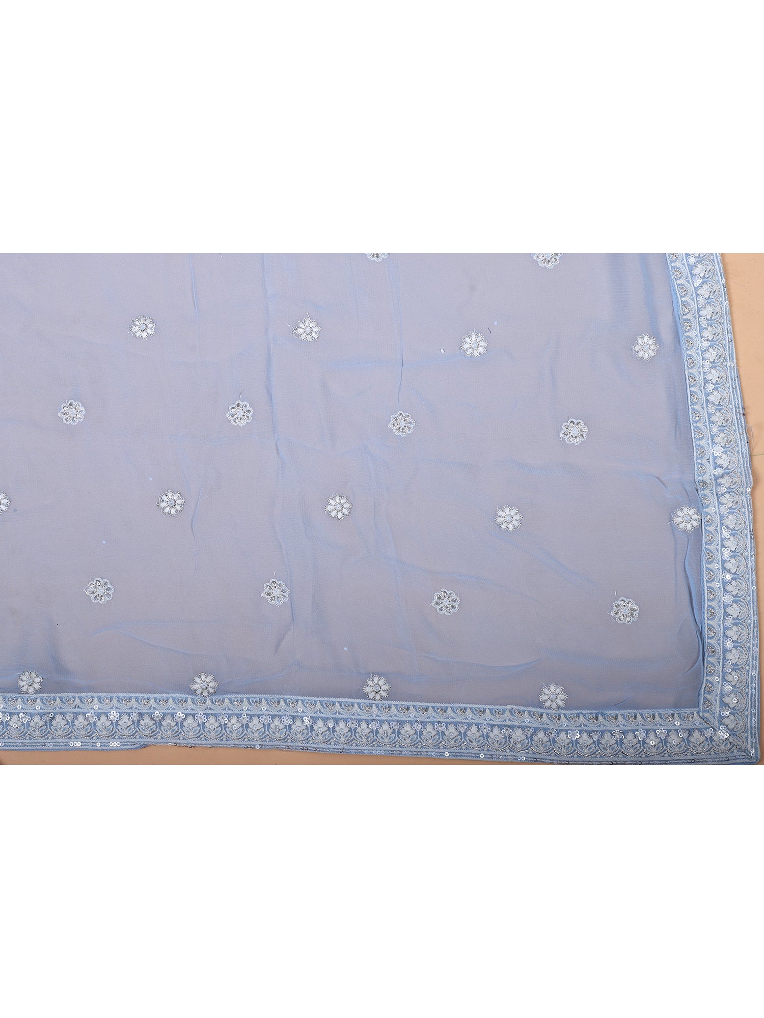 Powder Blue Wedding & Party Wear Lehenga Set