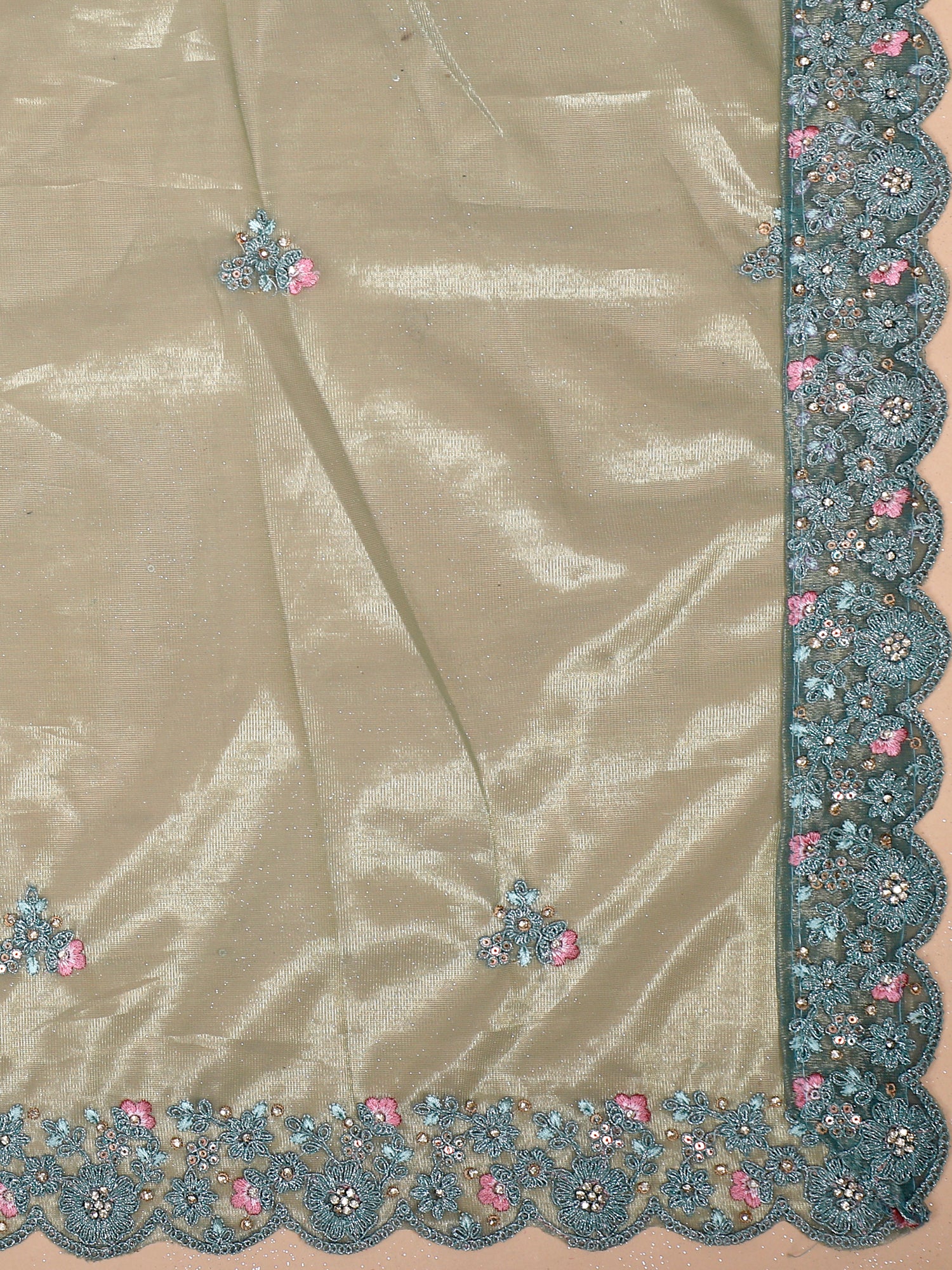 Sea Mist Royale Embroidered Jarkan Lehenga