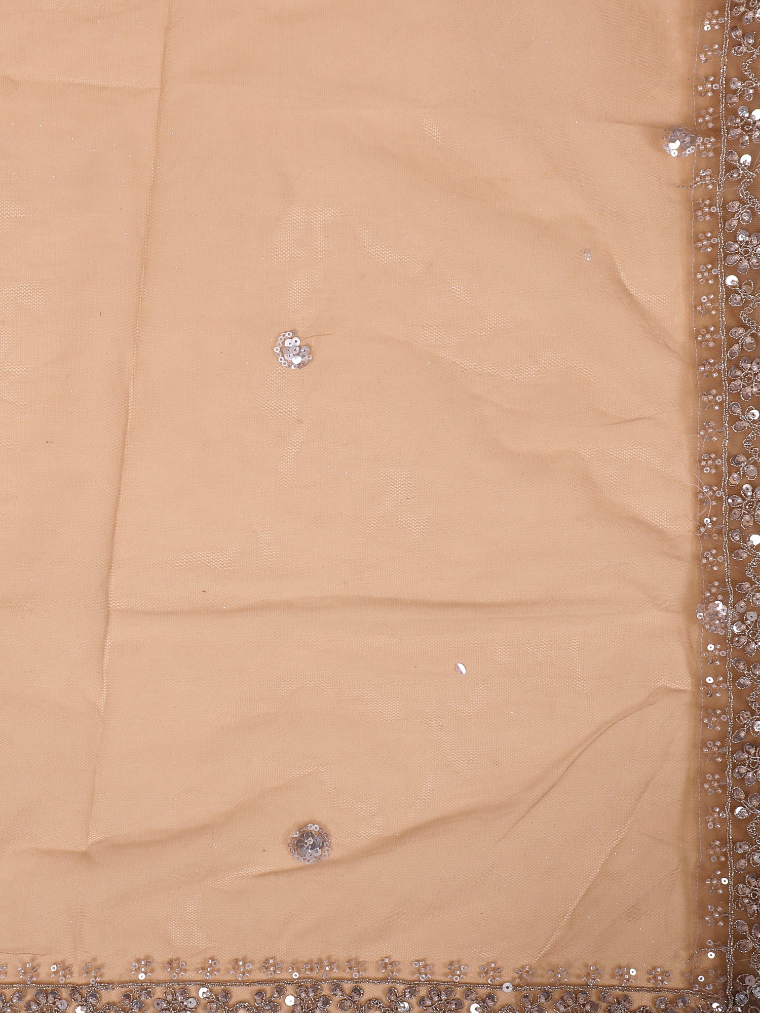 Mud Gold Artisanal Mirror Beads Work Lehenga