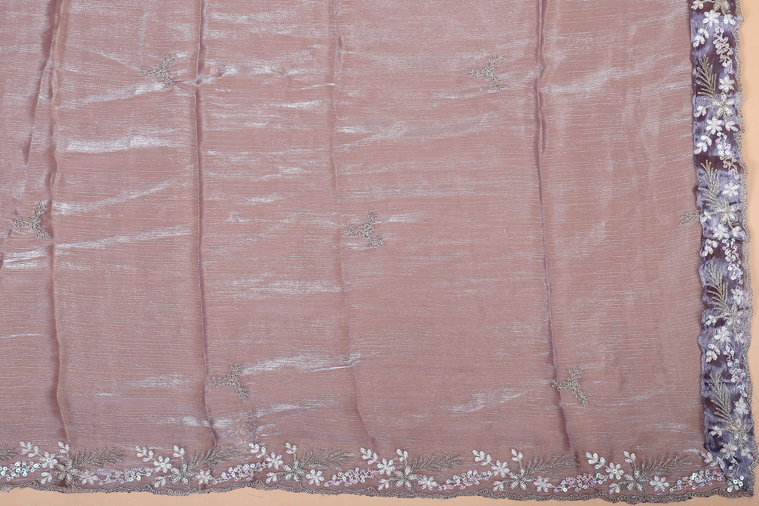 Purple Jimmy Choo Thread And Jarkan Lehenga